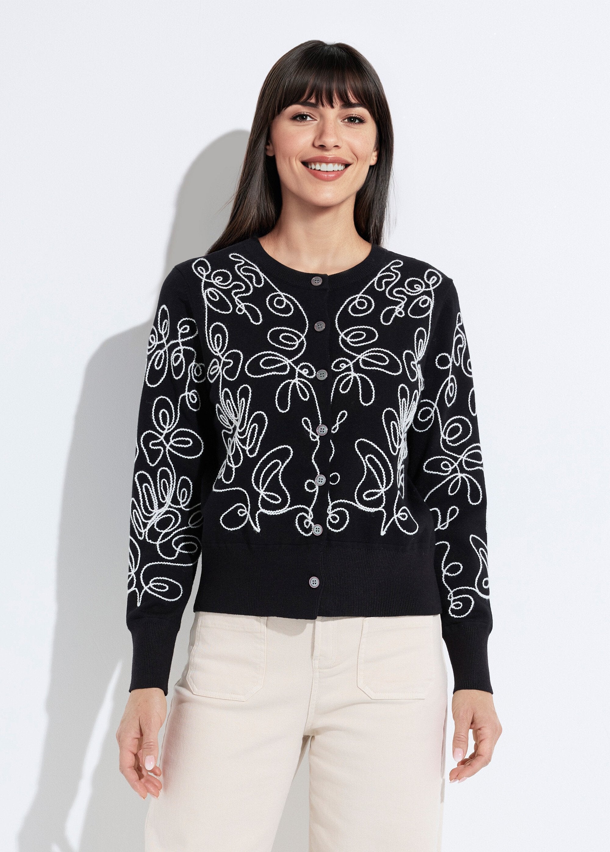 Geborduurd_vest_met_knopen_Noir_et_ecru_FA1_slim