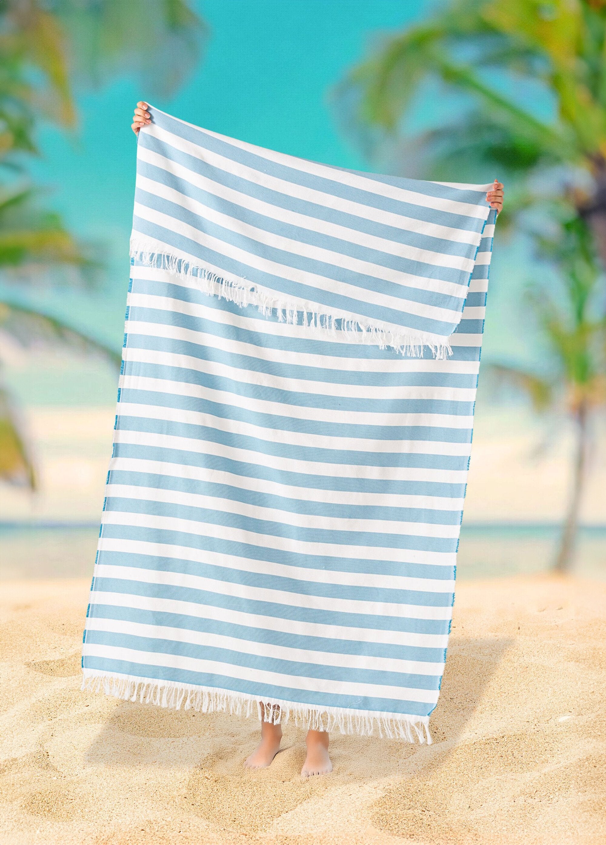 Grote_gestreepte_katoenen_strandfouta_Raye_turquoise_DE4_slim