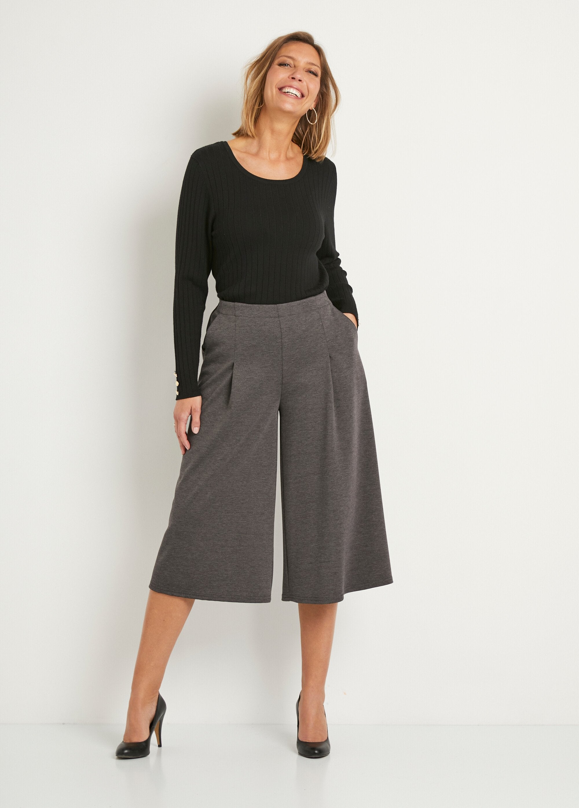 Semi-elastische_culottes_in_milano_breisel_Antraciet_SF1_slim