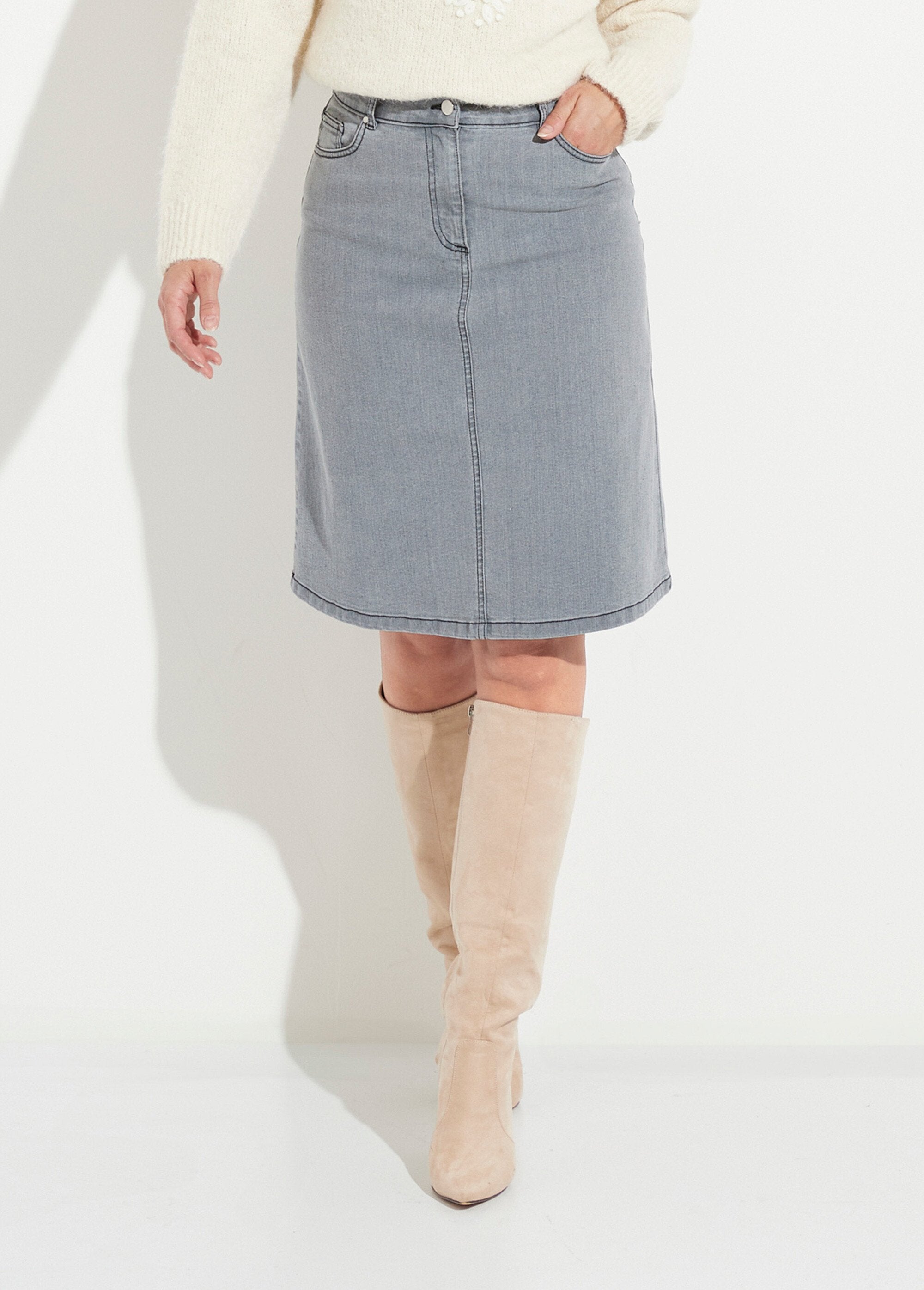 A-lijn_rok_in_stretch_denim_Gris_FA1_slim