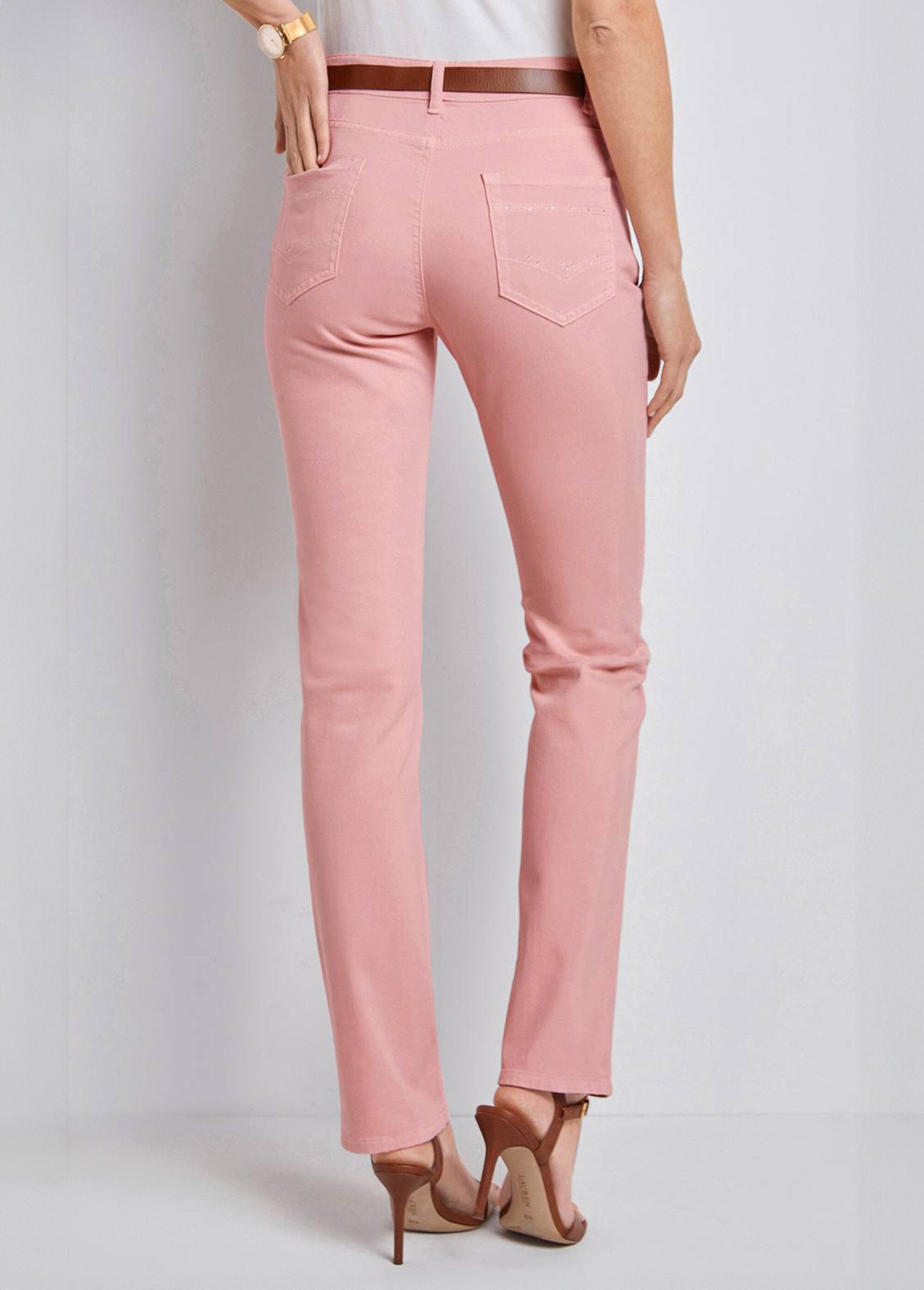 Le_pantalon_5_poches_brodé_Rose_DO1_slim
