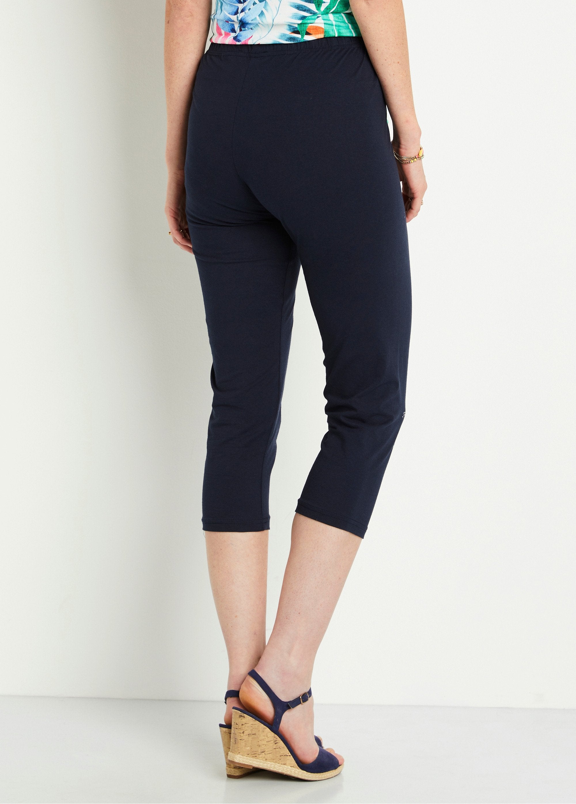 Effen_korte_legging_met_elastische_tailleband_Marien_DO1_slim