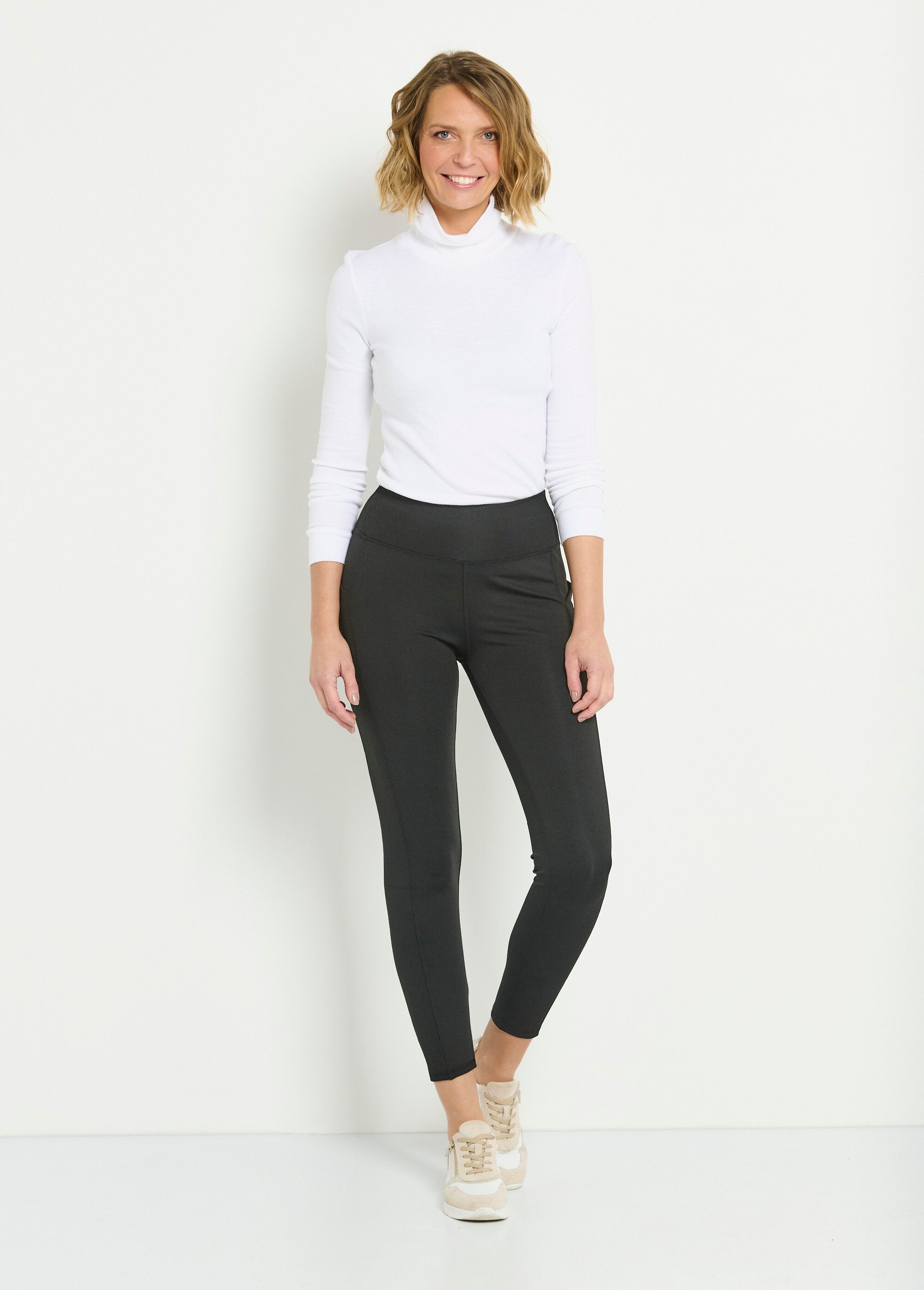 Effen_sportlegging_met_elastische_tailleband_Noir_SF1_slim