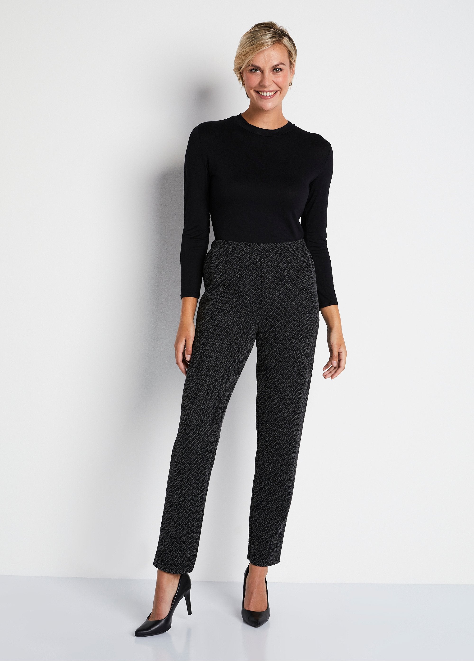 Rechte_legging_met_elastische_tailleband_en_wol_Zwart_en_antraciet_SF1_slim