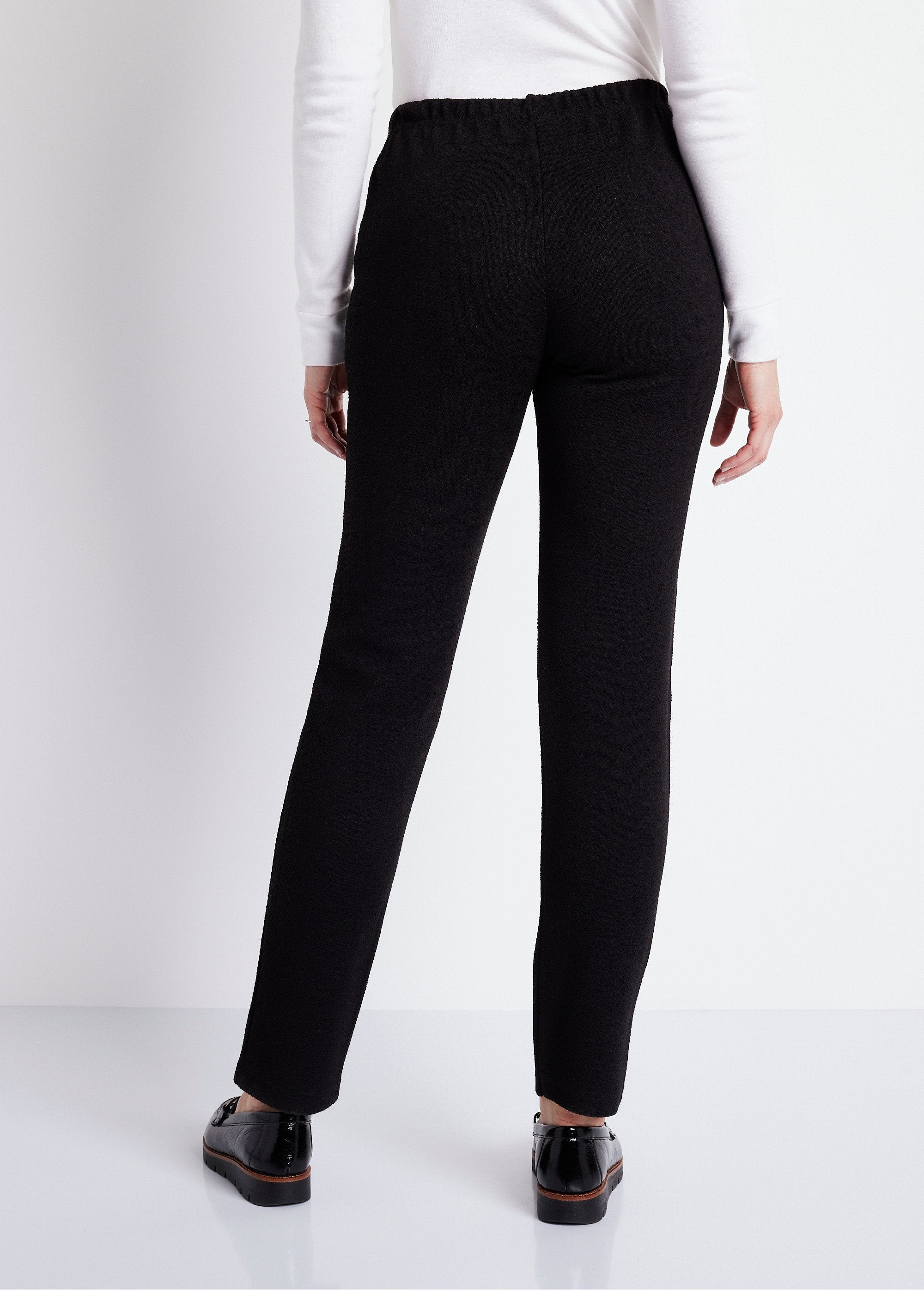 Legging_van_stretch_jersey_met_elastische_tailleband_Effen_zwart_DO1_slim