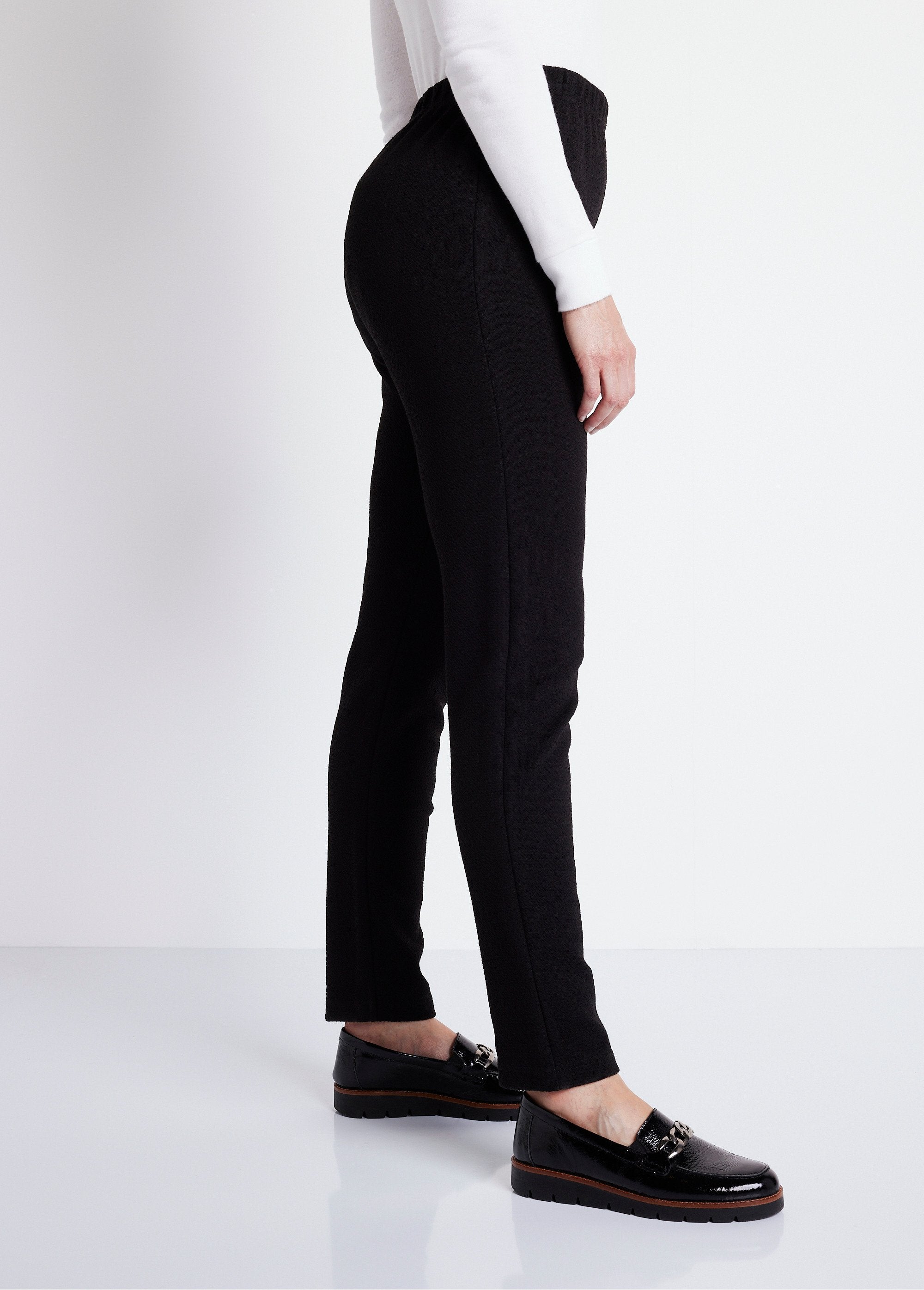 Legging_van_stretch_jersey_met_elastische_tailleband_Effen_zwart_DR1_slim