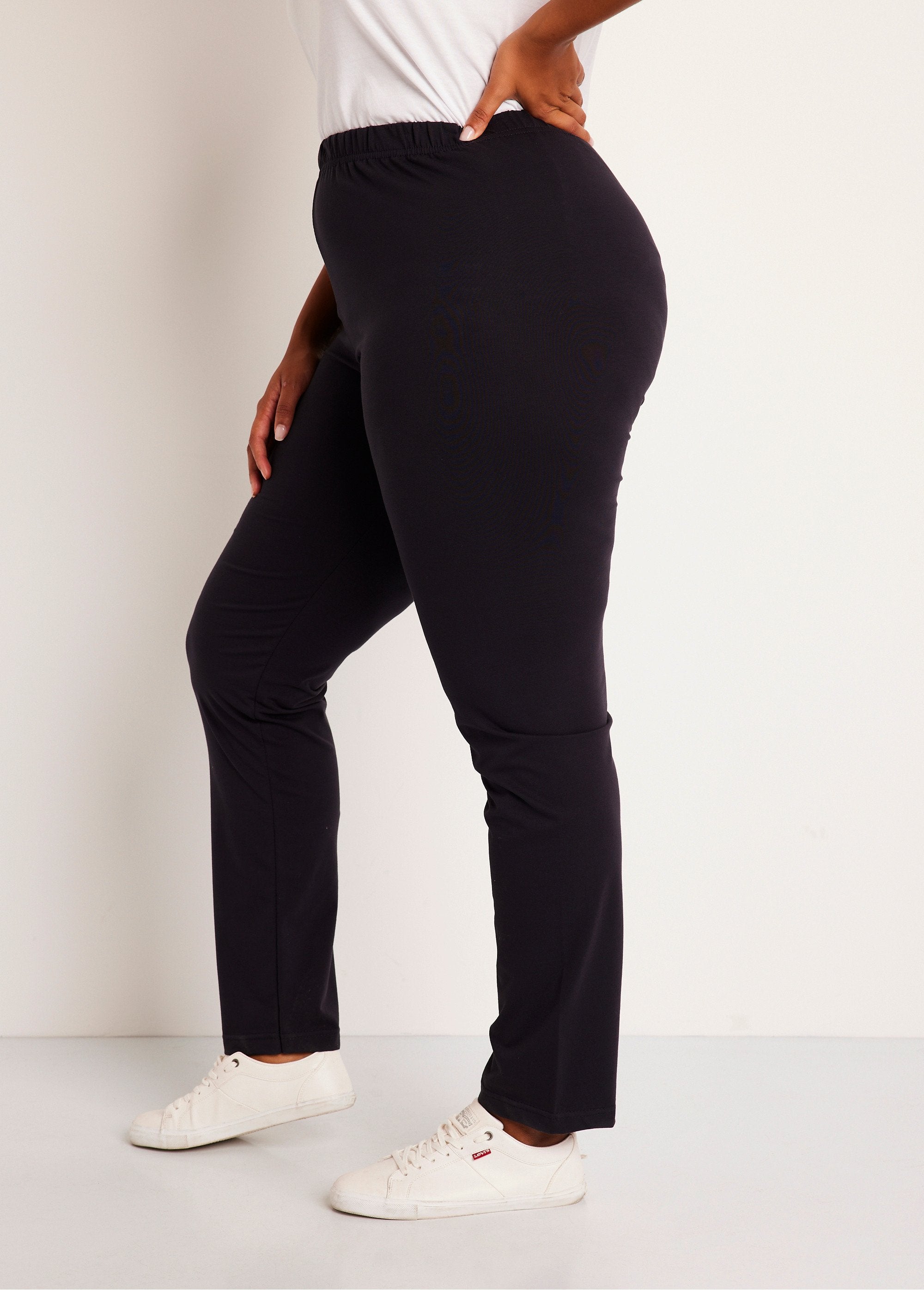 Legging_van_katoenjersey_met_elastiek_in_de_taille_ZWART_DR1_curvy