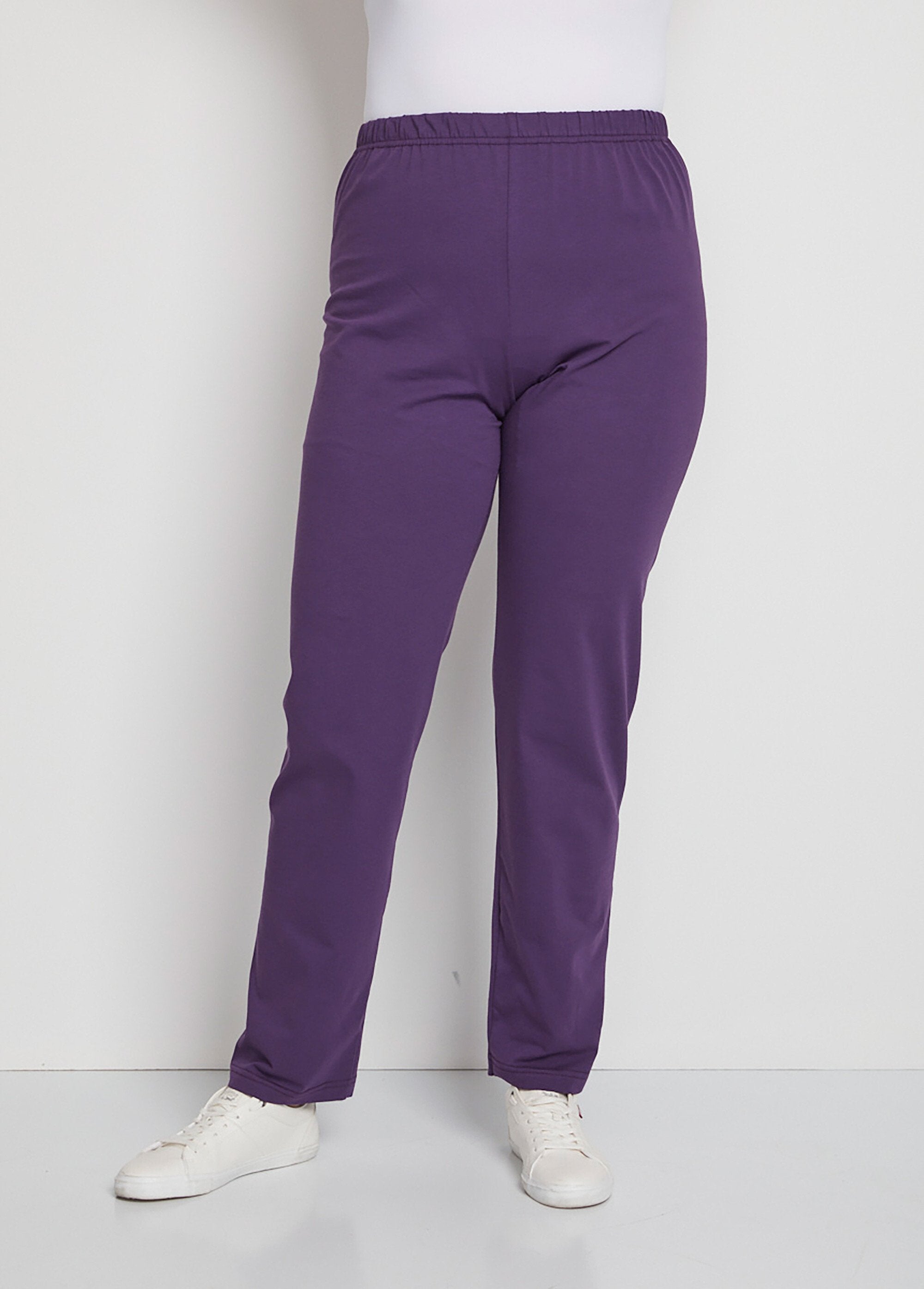 Legging_van_katoenjersey_met_elastiek_in_de_taille_Pruim_FA1_curvy