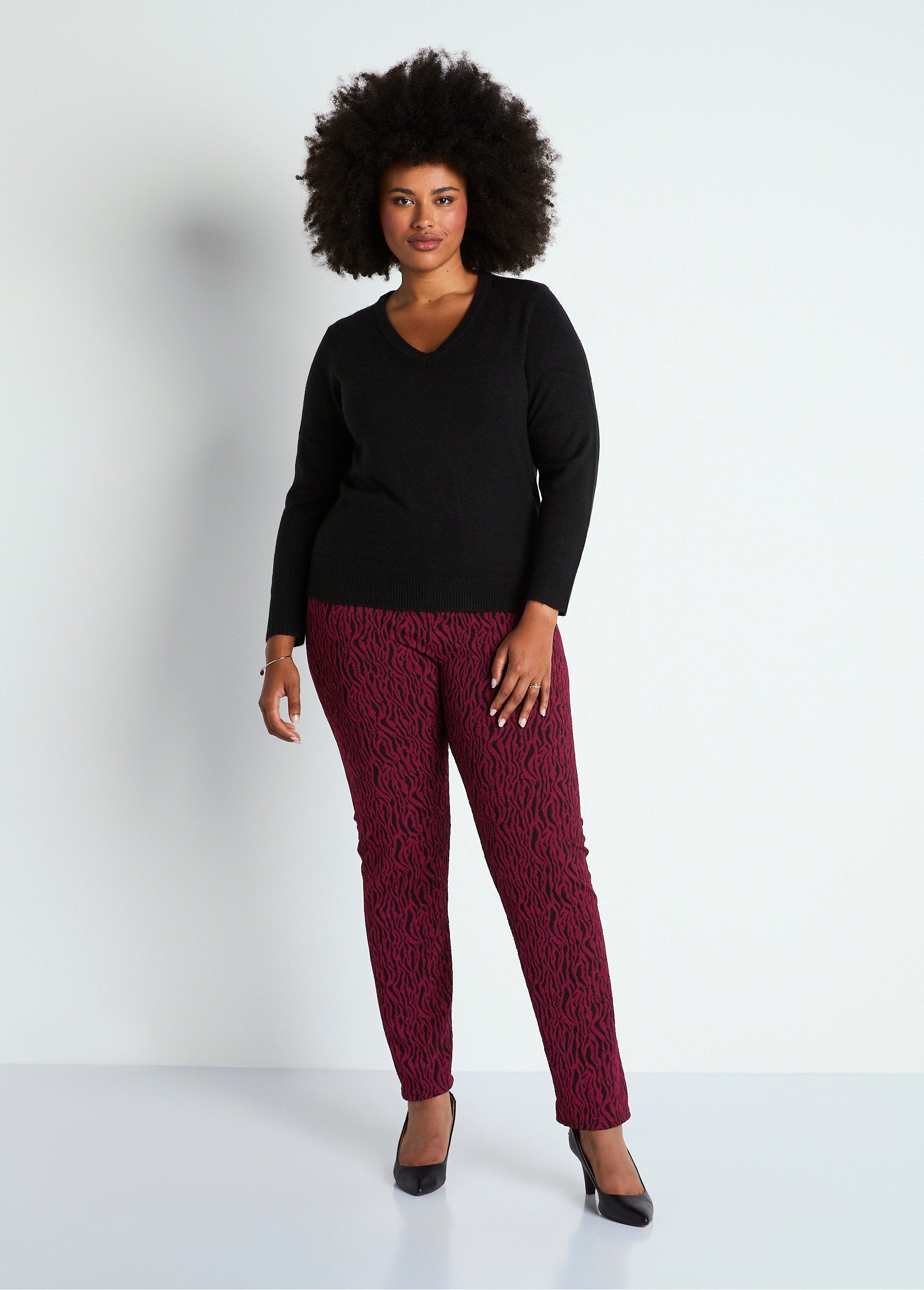 Jacquard_legging_met_elastiek_in_de_taille_Bourgondische_zebra_SF1_curvy