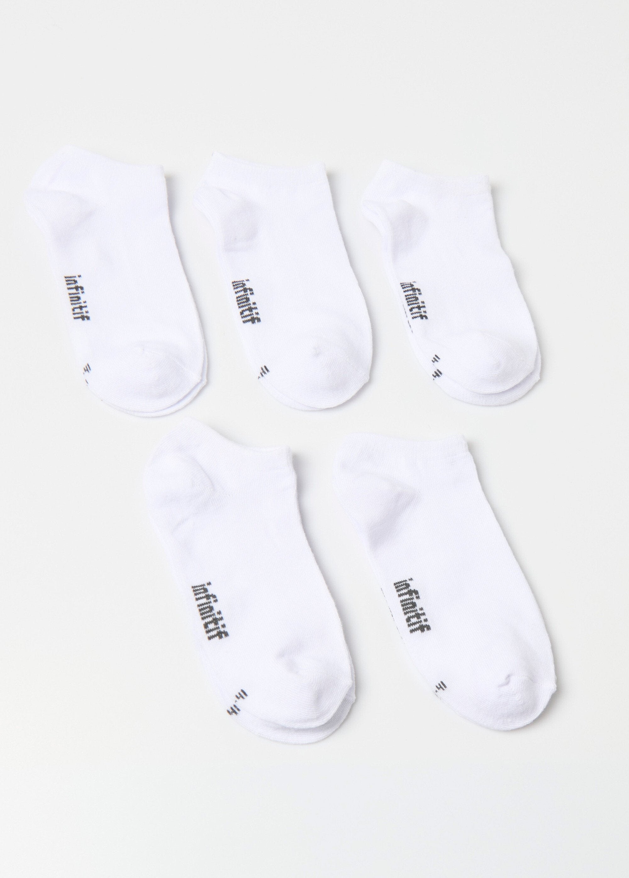 Set_van_5_effen_sokken,_licht_Blanc_lot_5_DE1_slim