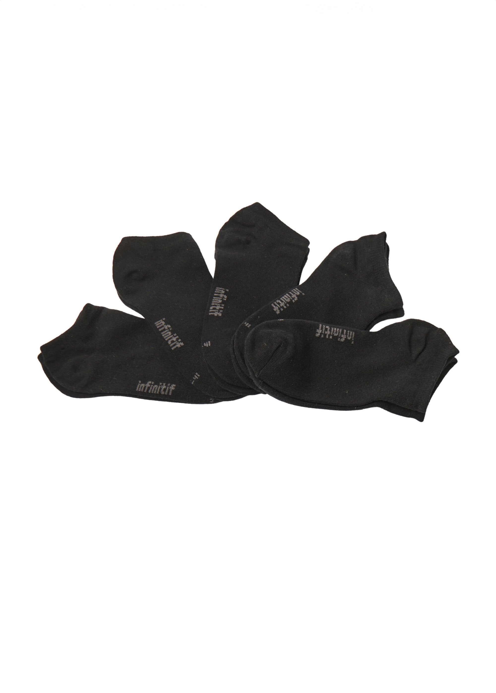 Set_van_5_sokken,_effen_donker_Noir_lot_5_FA1_slim