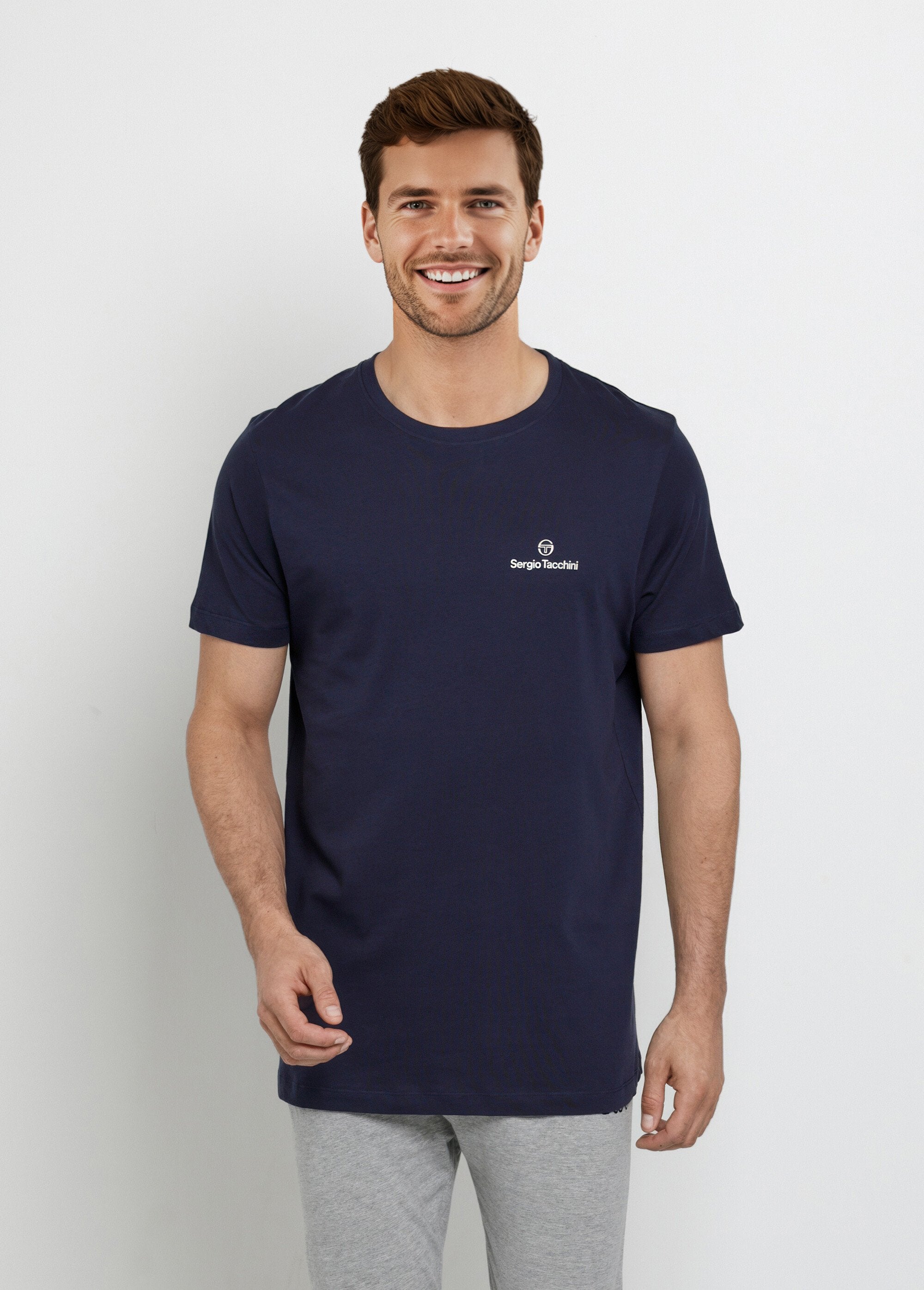 T-shirt_met_ronde_hals,_korte_mouwen,_donker_Marine_FA1_slim