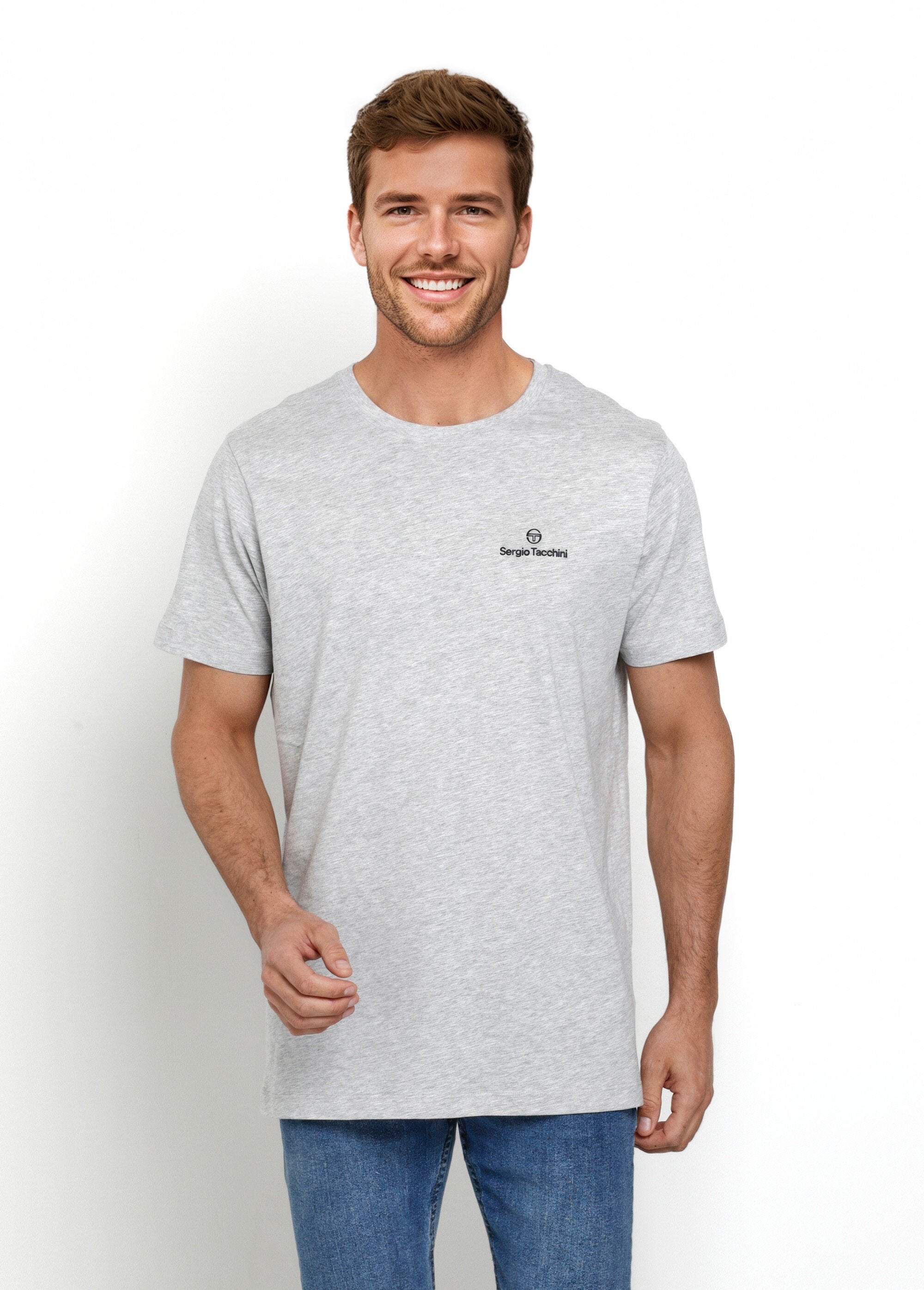 T-shirt_met_ronde_hals,_korte_mouwen,_gevlekt_Gris_FA1_slim