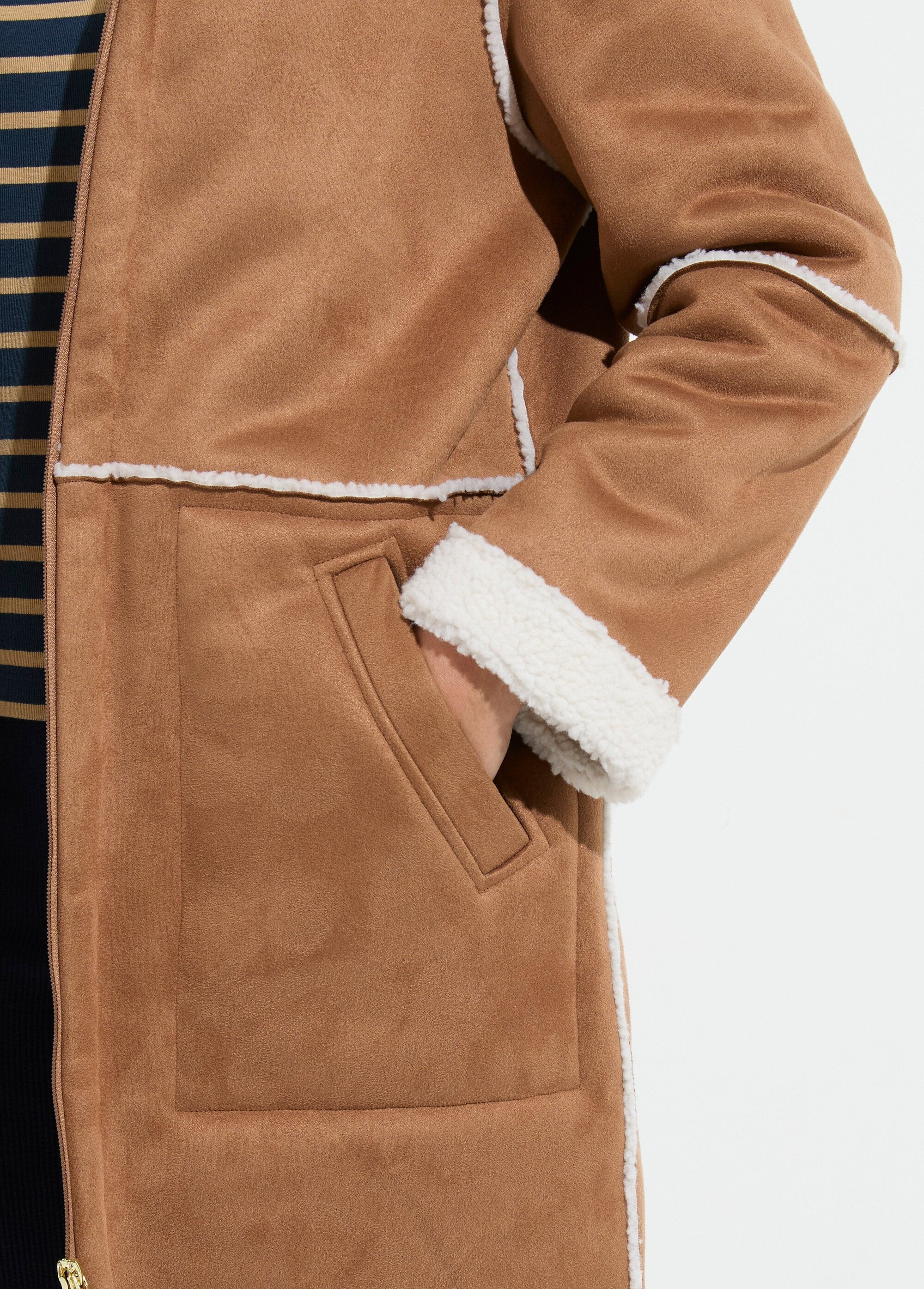 Warme_jas_met_capuchon_en_rits_Camel_DE2_slim
