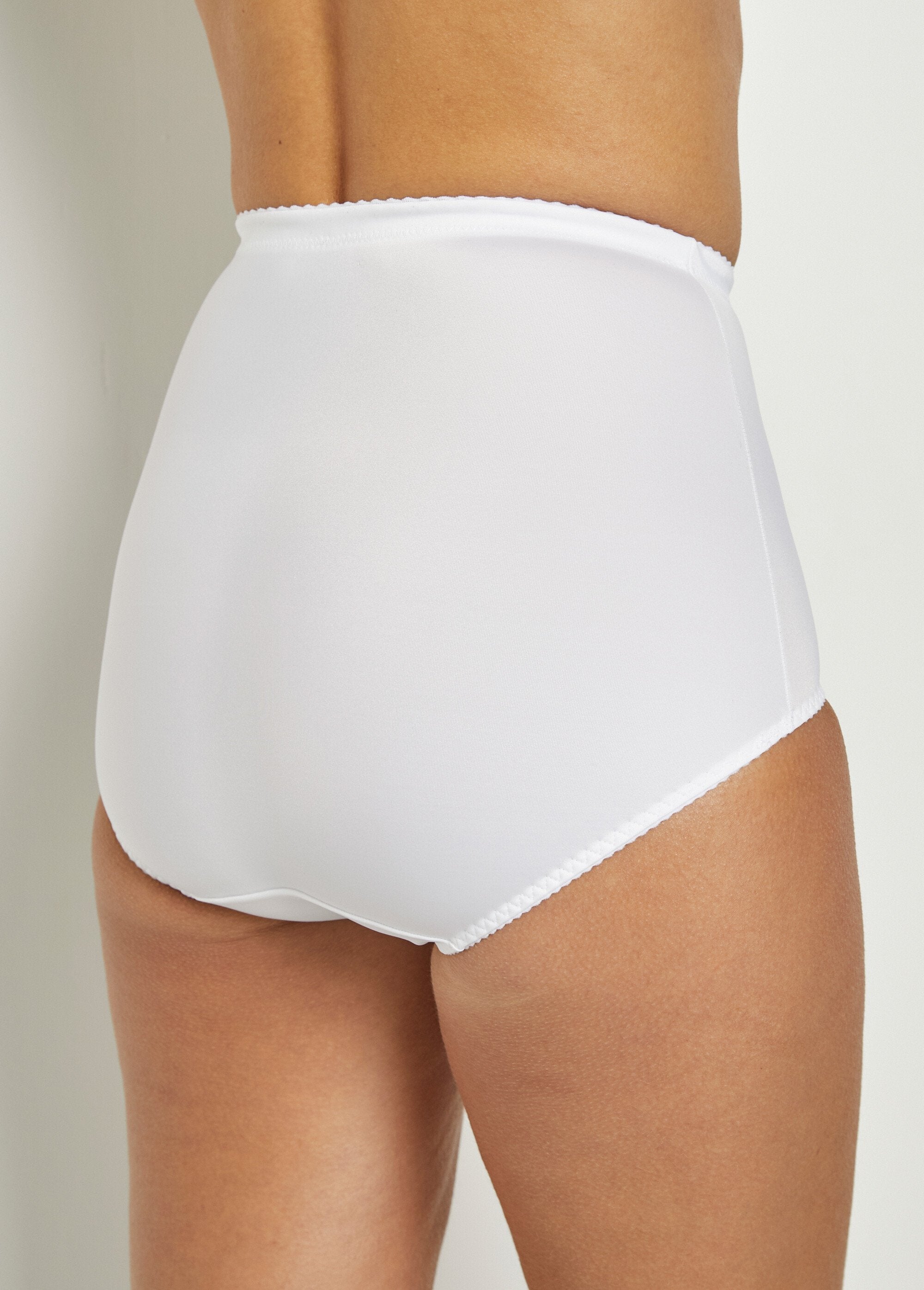 Marlene®_-_Culotte_gaine_taille_haute_à_pois_Blanc_DO1_slim