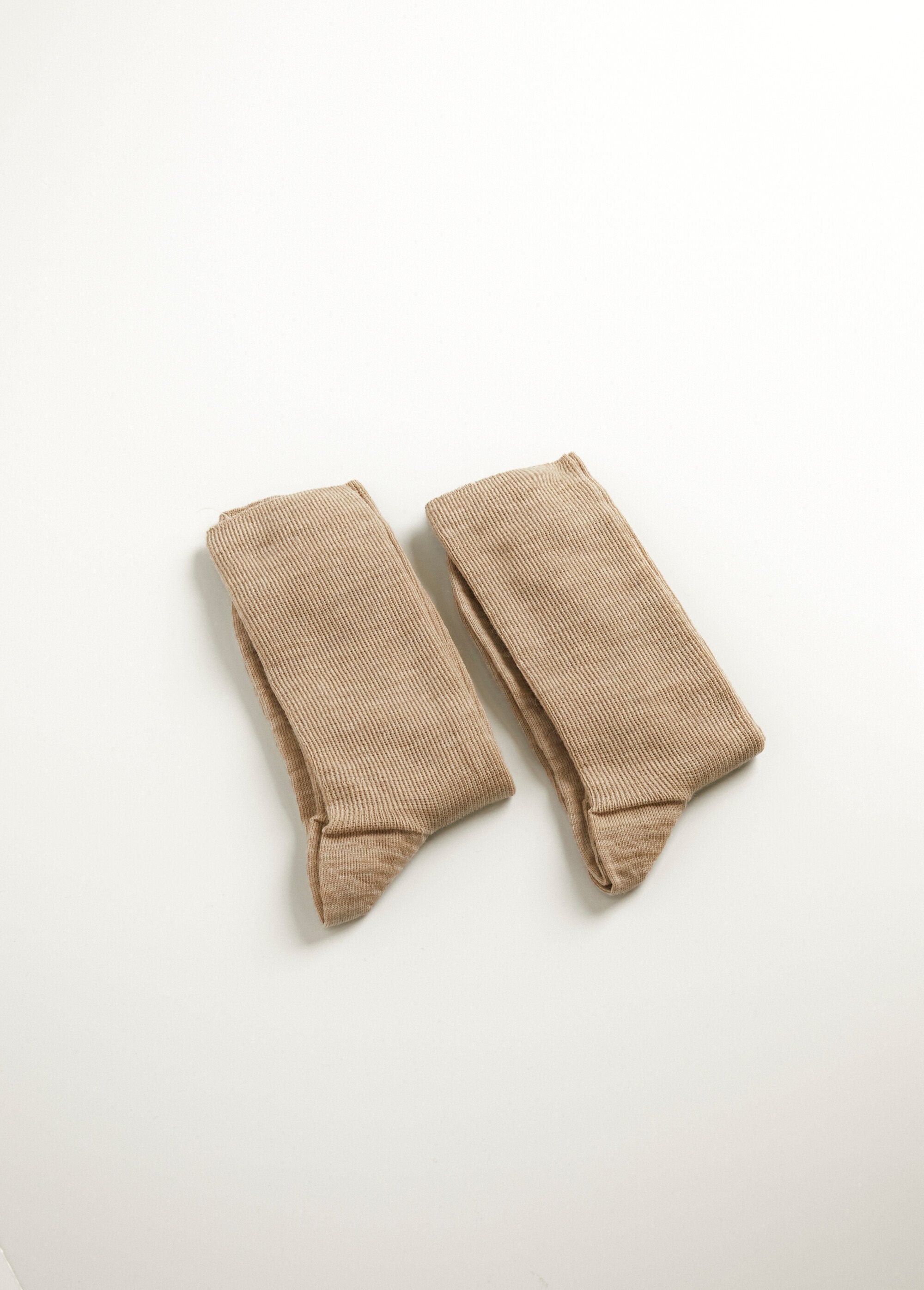 Warme_non-compressiekousen_-_pak_van_2_paar_Beige_partij2_FA1_slim