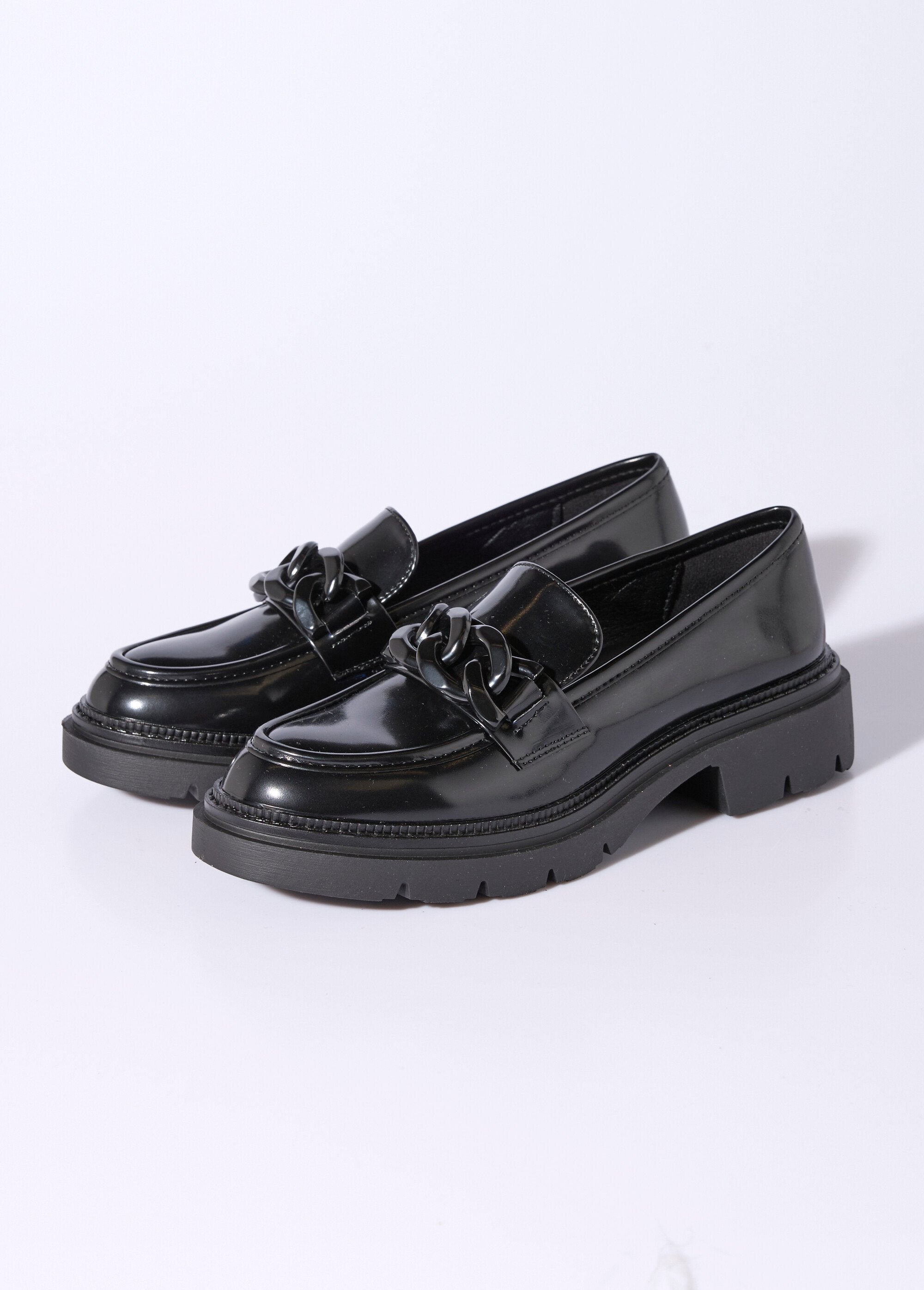 Grove_schoenen,_metalen_schakels_Noir_DE1_slim