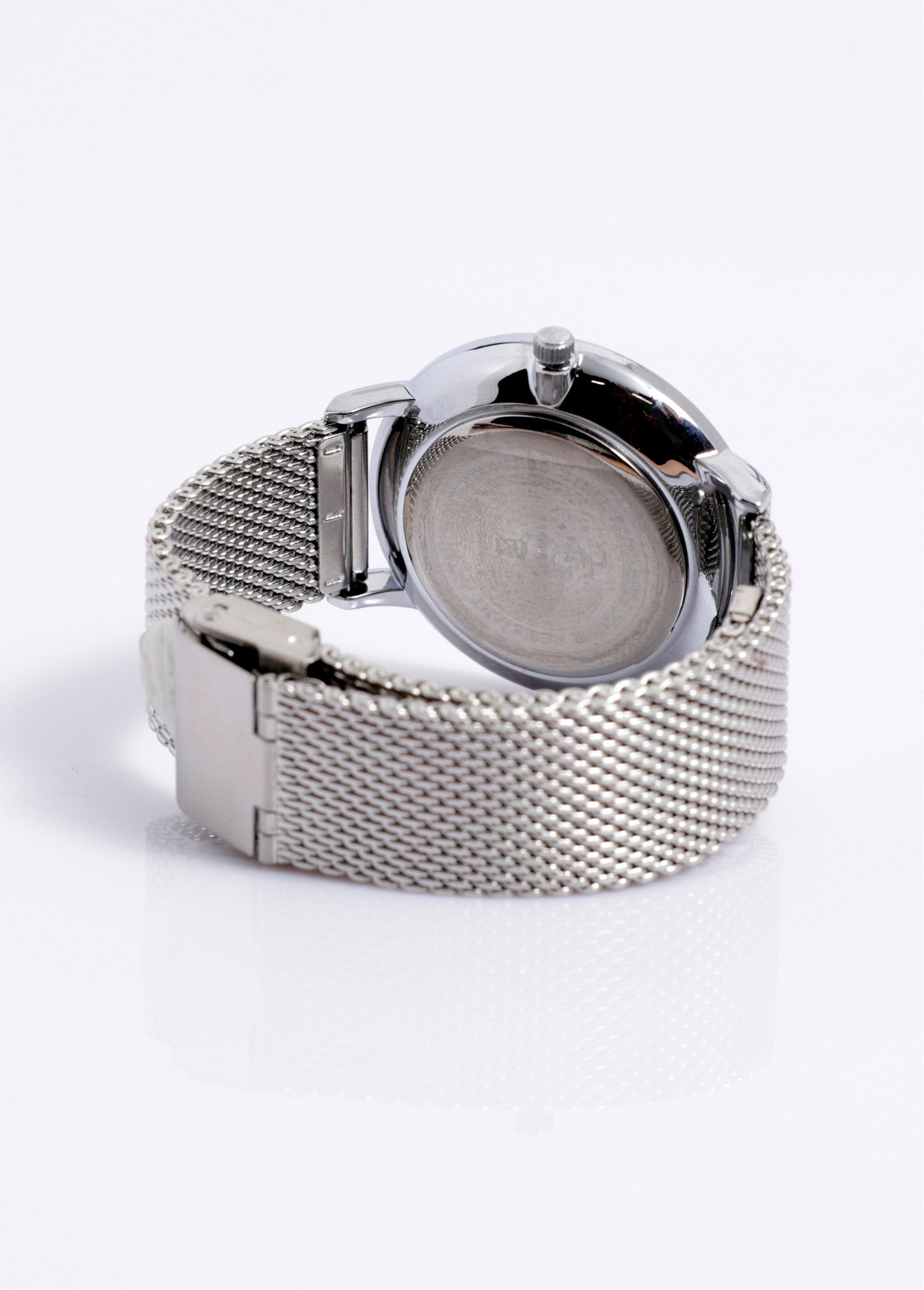 Rond_horloge_met_Milanese_schakelarmband_1G_Argent_blanc_DO1_slim