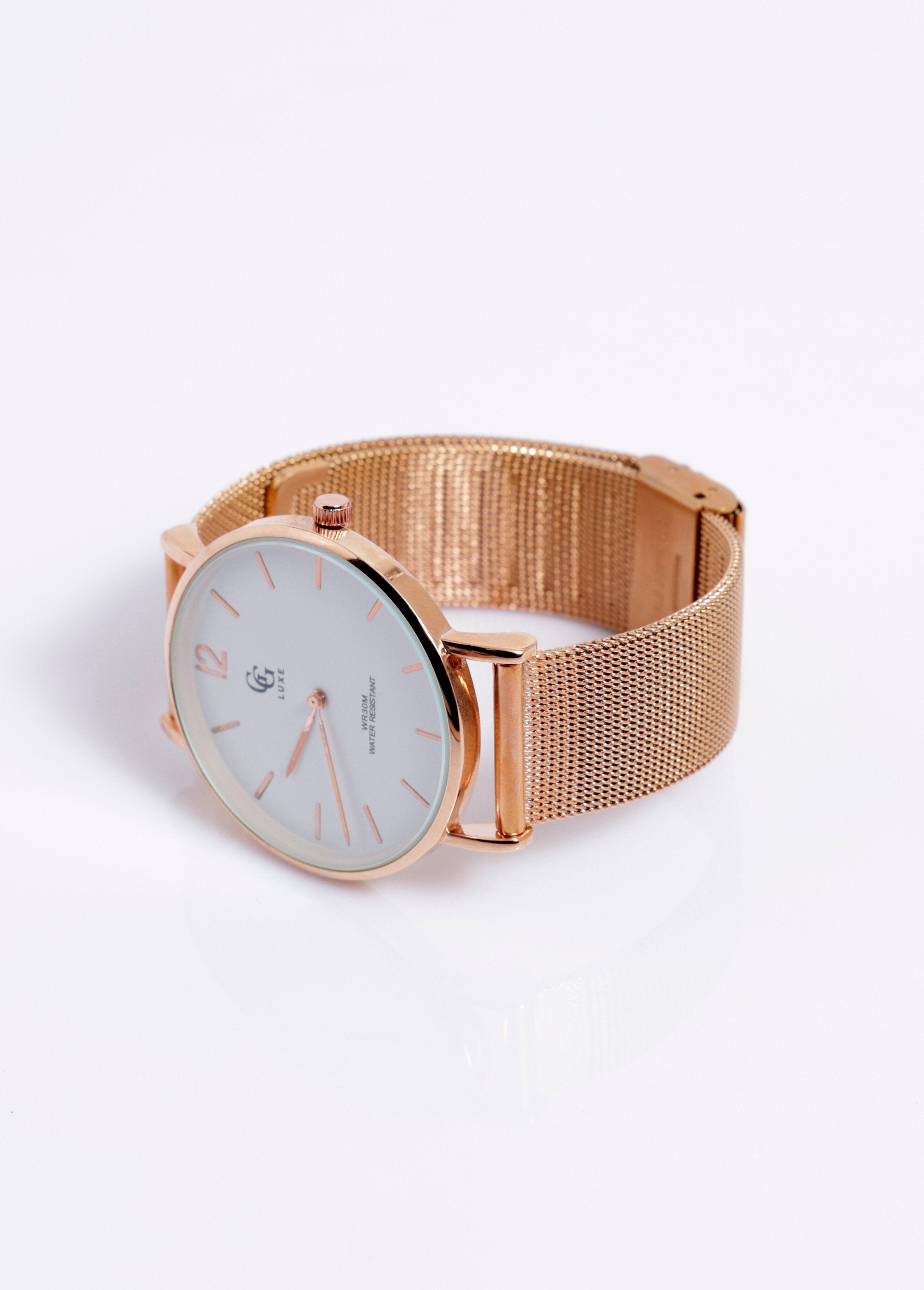 Rond_horloge_met_Milanese_schakelband_2R_Rose_blanc_DE1_slim