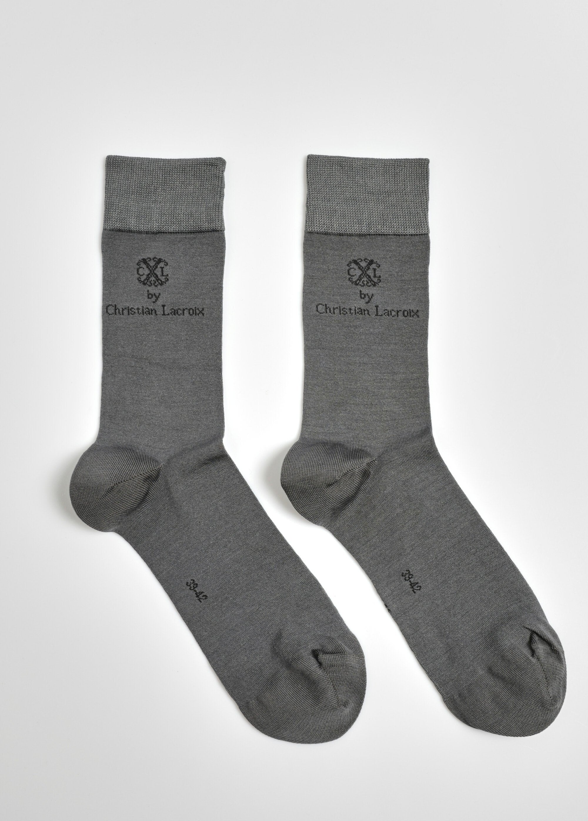 Paar_gemerceriseerde_katoenen_sokken_Gris_clair_FA1_slim