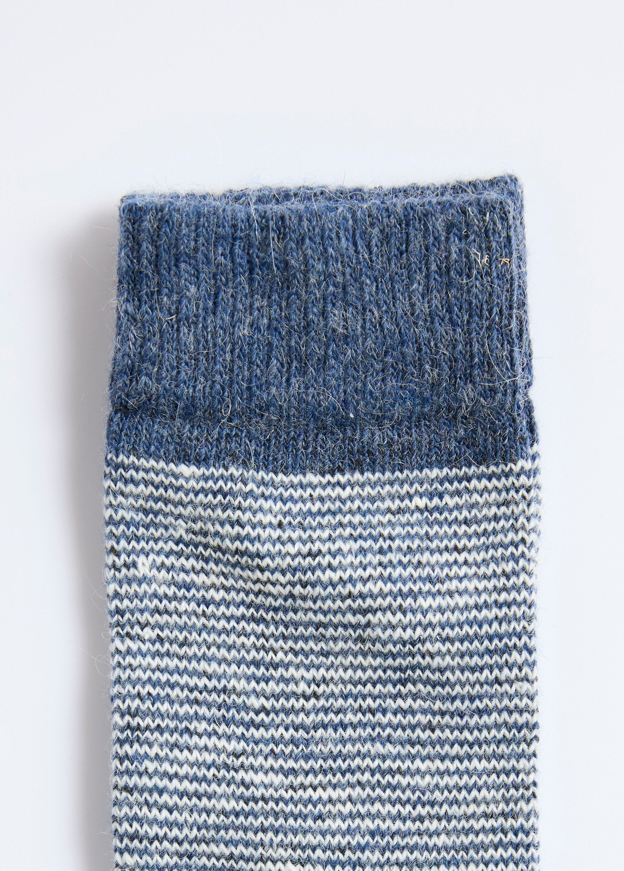 Paar_warme_gestreepte_sokken_met_wol_Bleu_DE2_slim