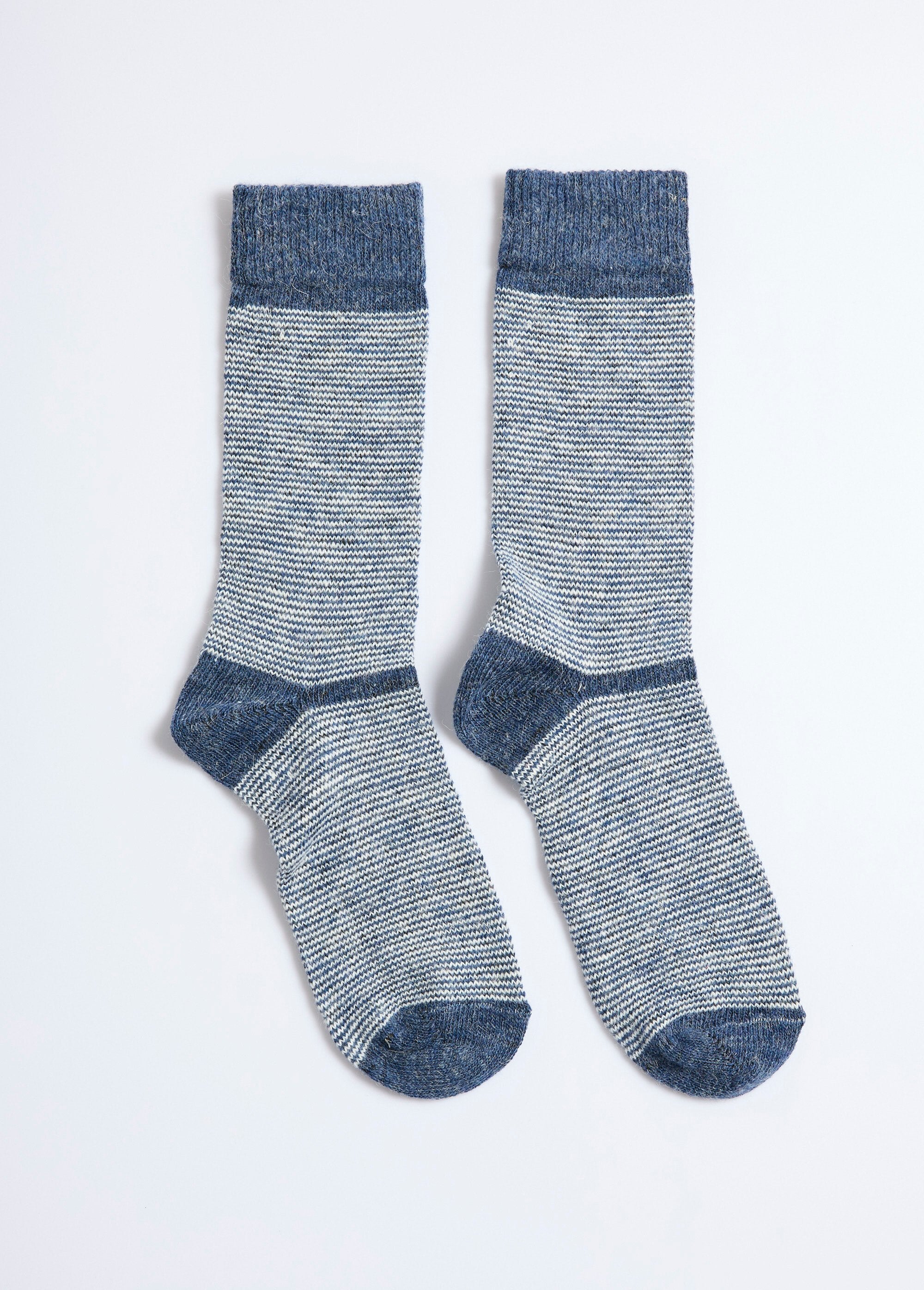 Paar_warme_gestreepte_sokken_met_wol_Bleu_FA1_slim