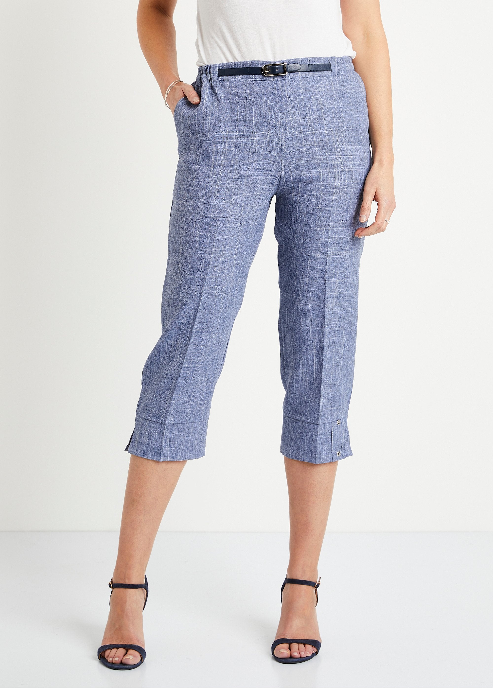 Broek_met_semi-elastische_tailleband_Blauw_FA1_slim