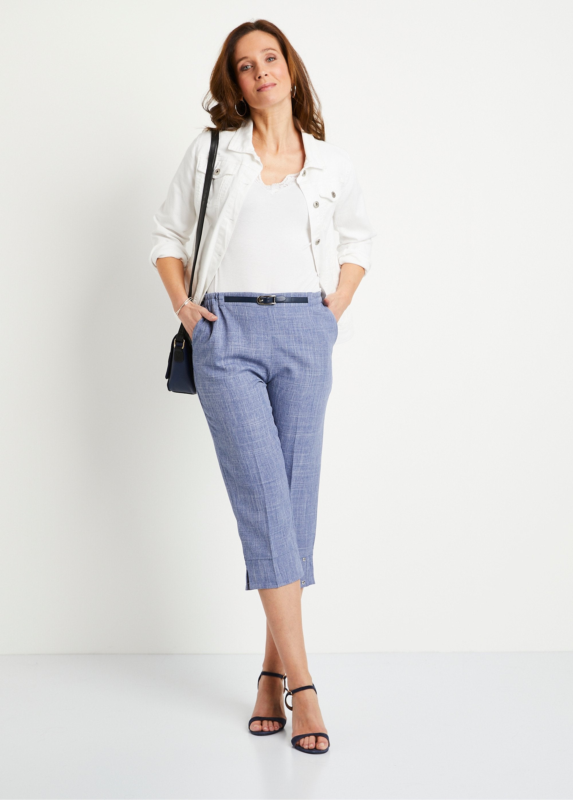 Broek_met_semi-elastische_tailleband_Blauw_SF1_slim