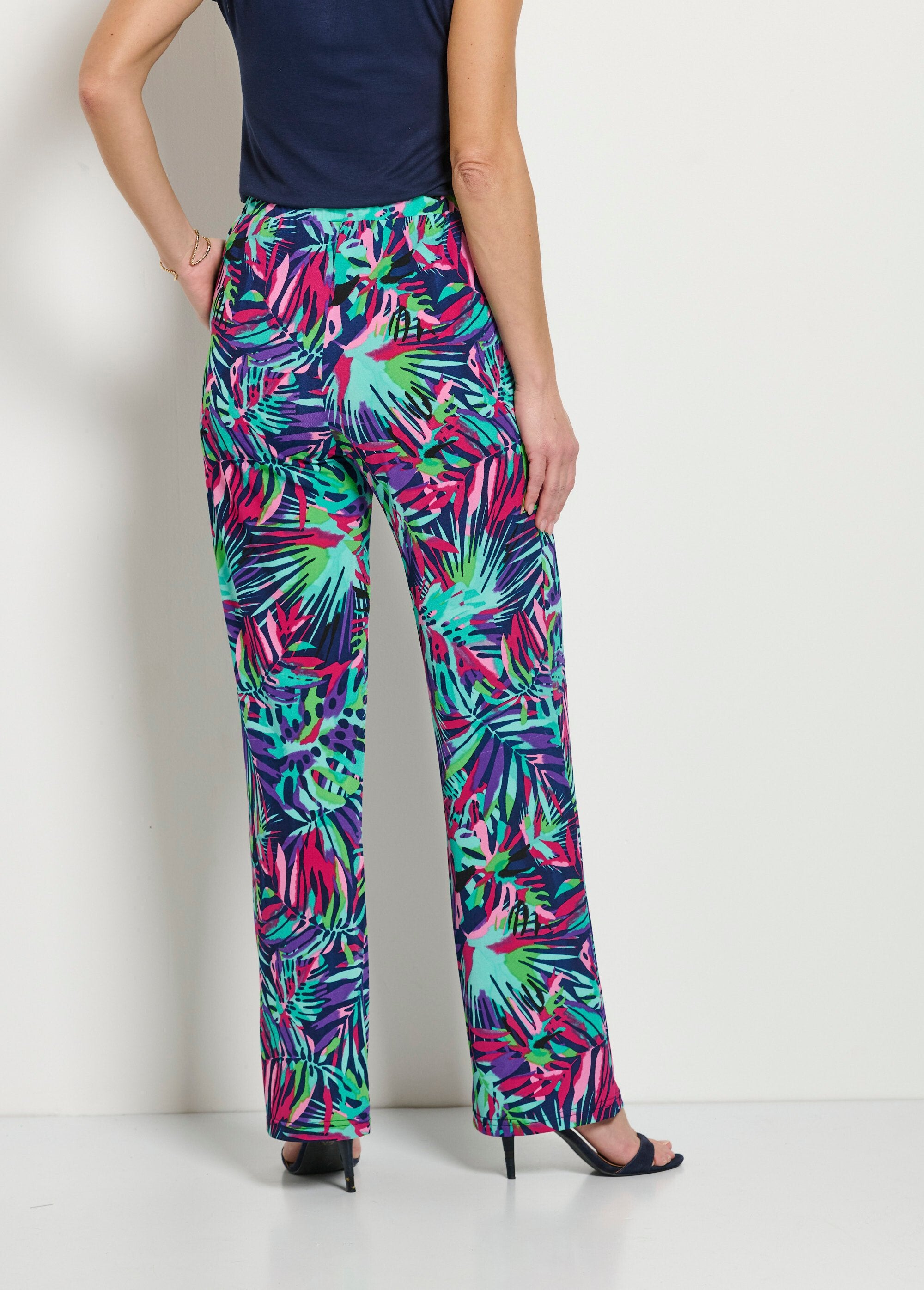 Pantalon_ample_taille_élastiquée_imprimé_Multicolore_DO1_slim