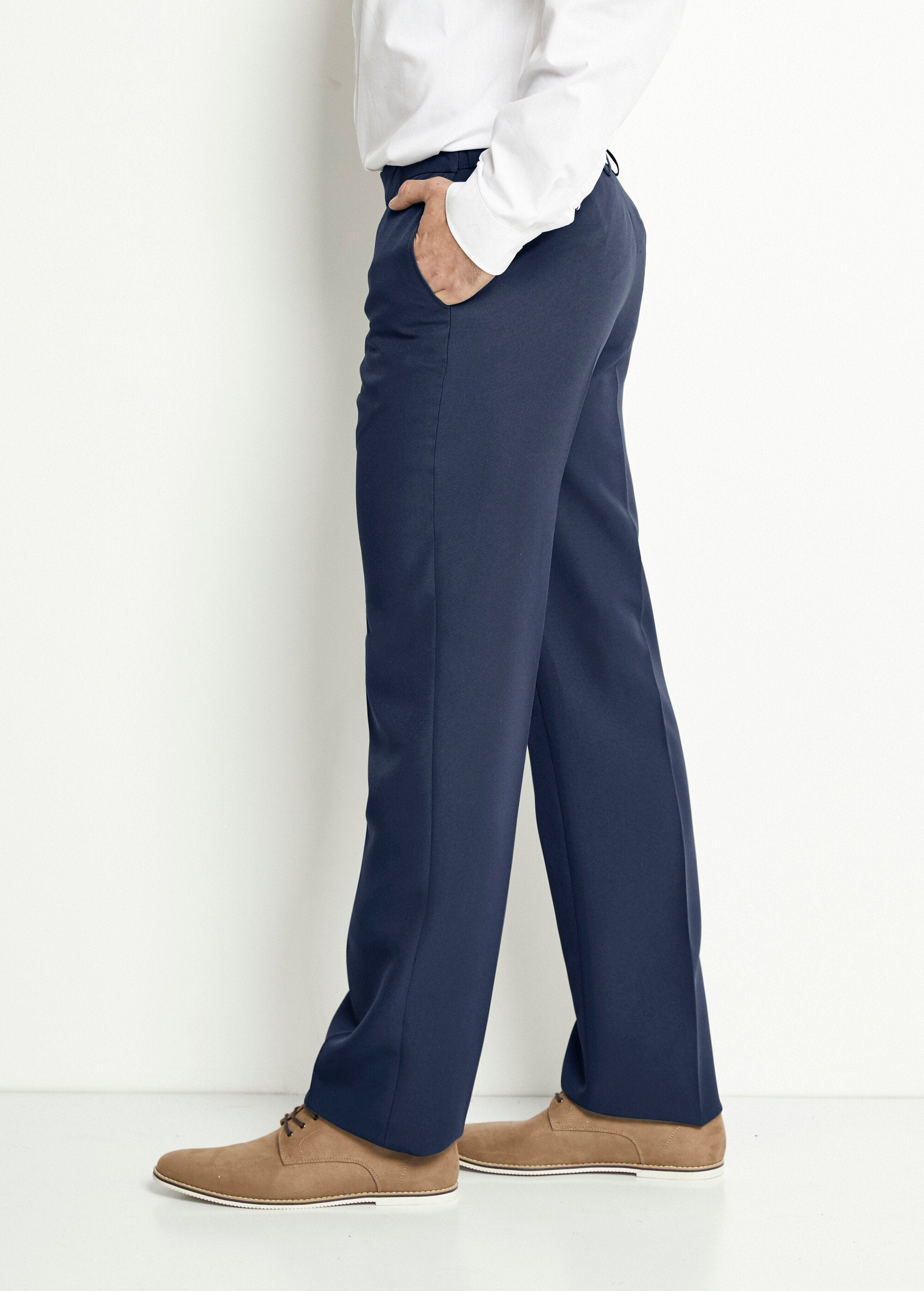 Pantalon_ceinture_ajustable_invisible_polyester_Marine_DR1_slim