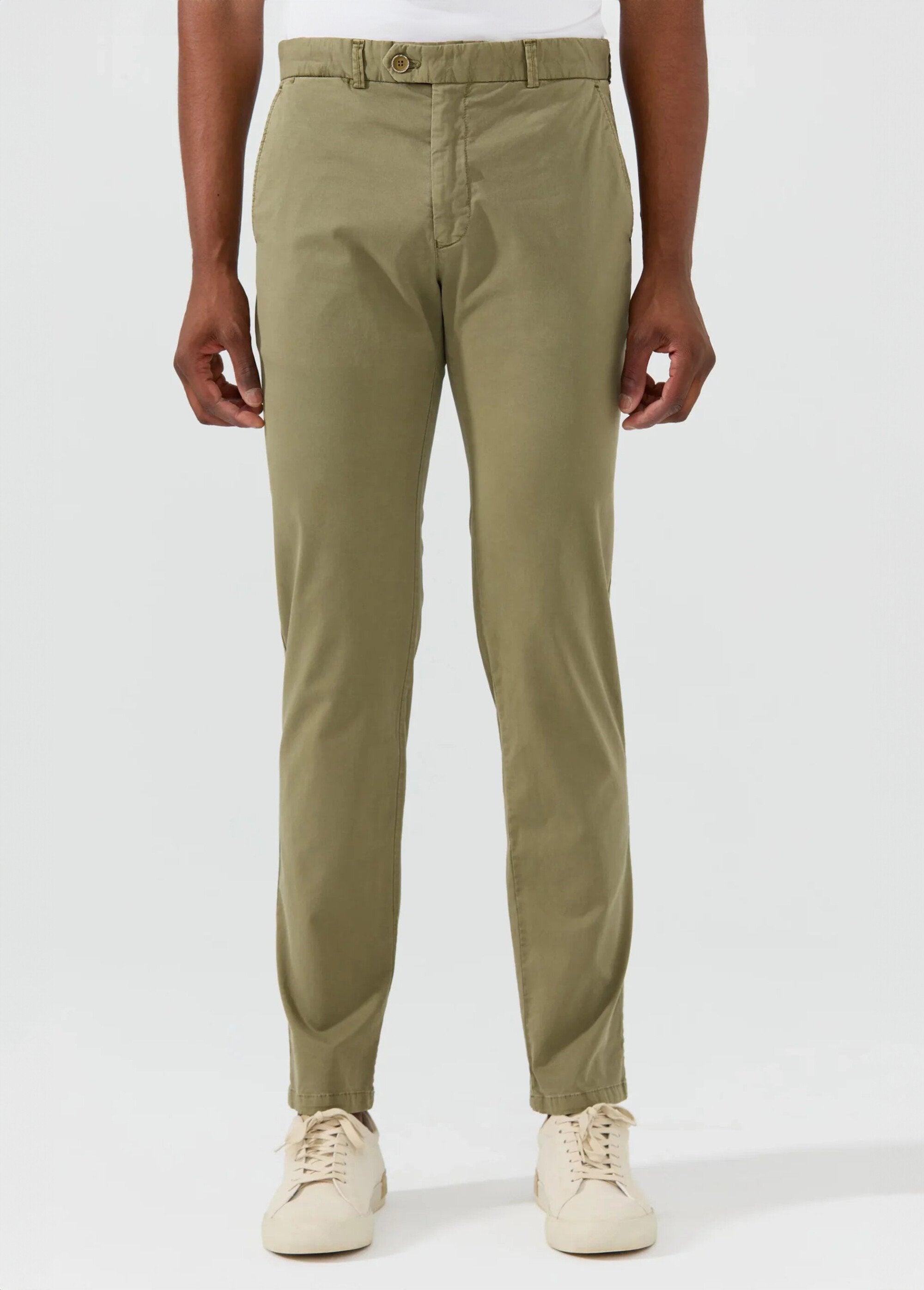 Canvas_chino_broek_met_Italiaanse_zakken_Kaki_FA1_slim