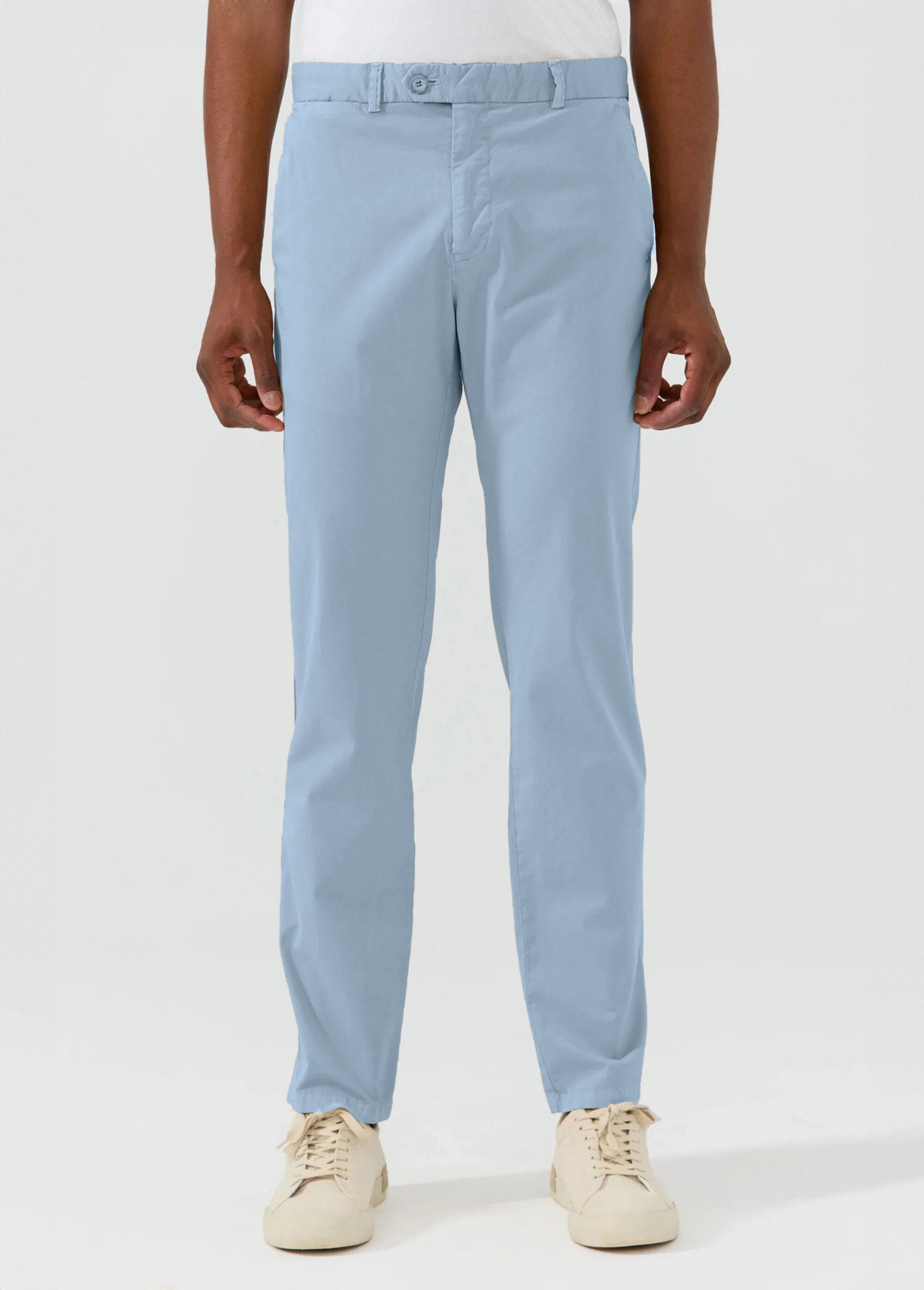 Canvas_chino_broek_met_Italiaanse_zakken_Bleu_clair_FA1_slim