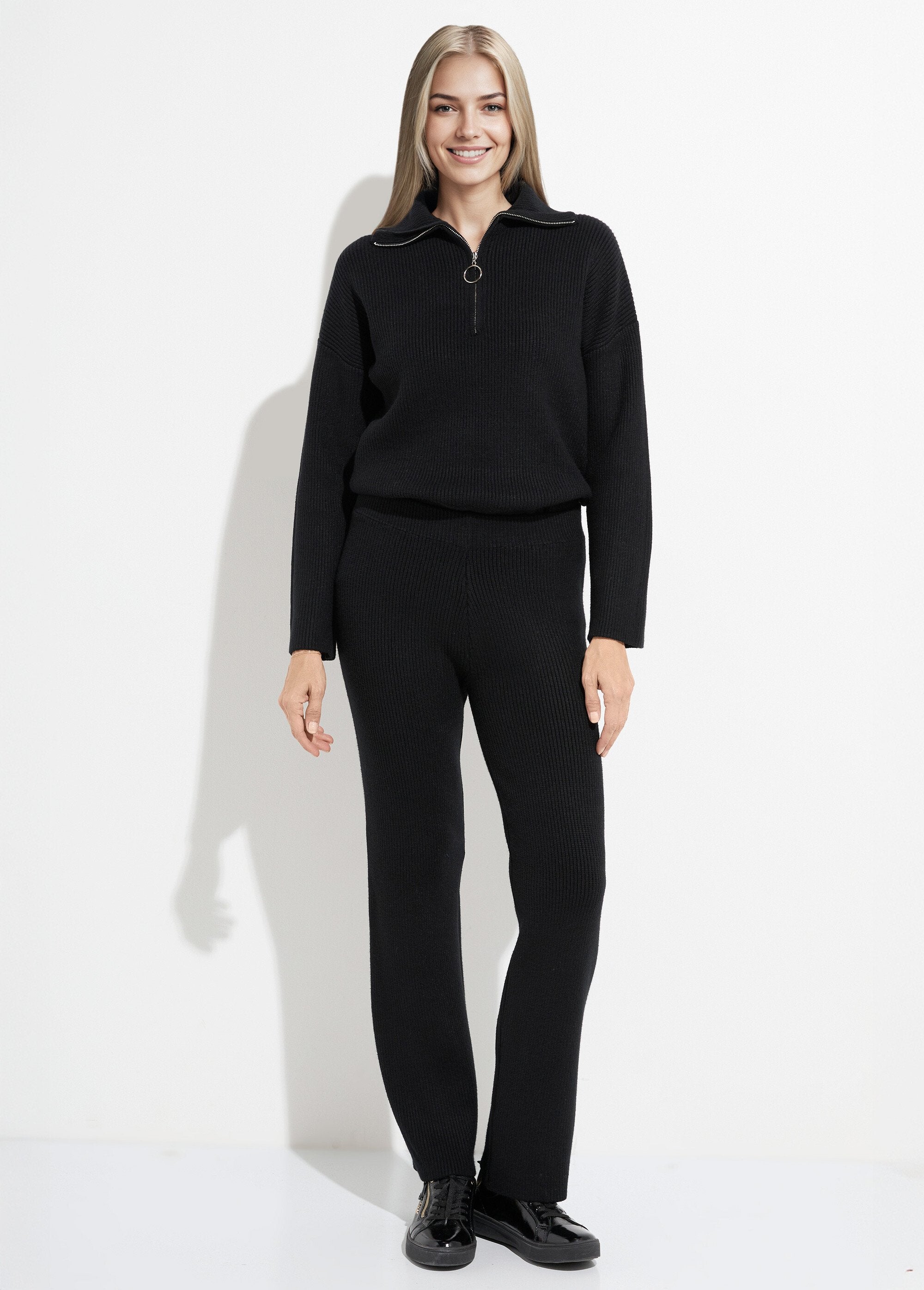 Comfortabele_mollig_gebreide_broek_Noir_SF1_slim