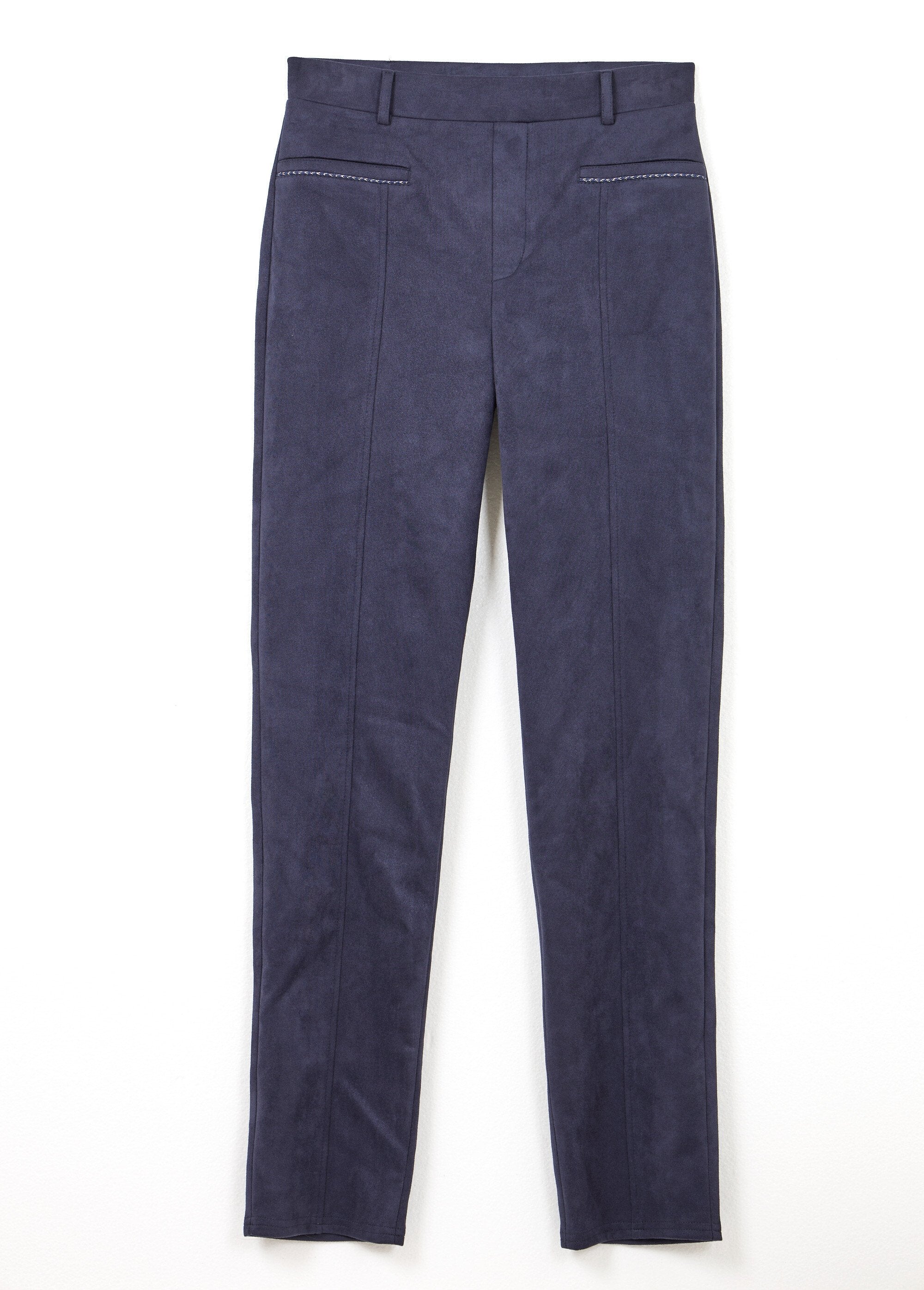 Rechte_broek_van_suède_met_elastische_tailleband_en_plat_buikje_Marine_AP1_slim