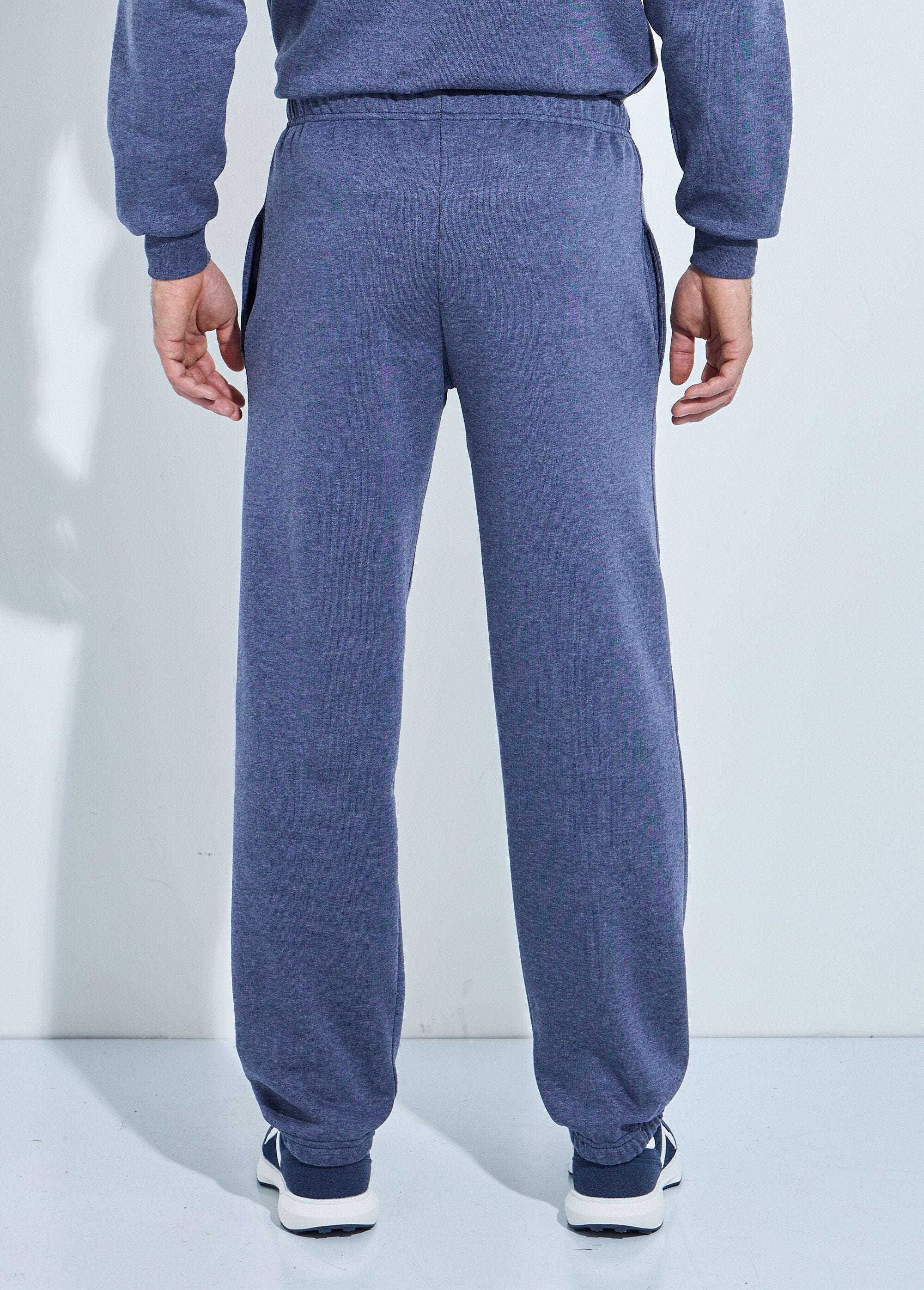 Fleece_joggingbroek_met_elastische_tailleband_en_zoom_Bleu_grise_DO1_slim