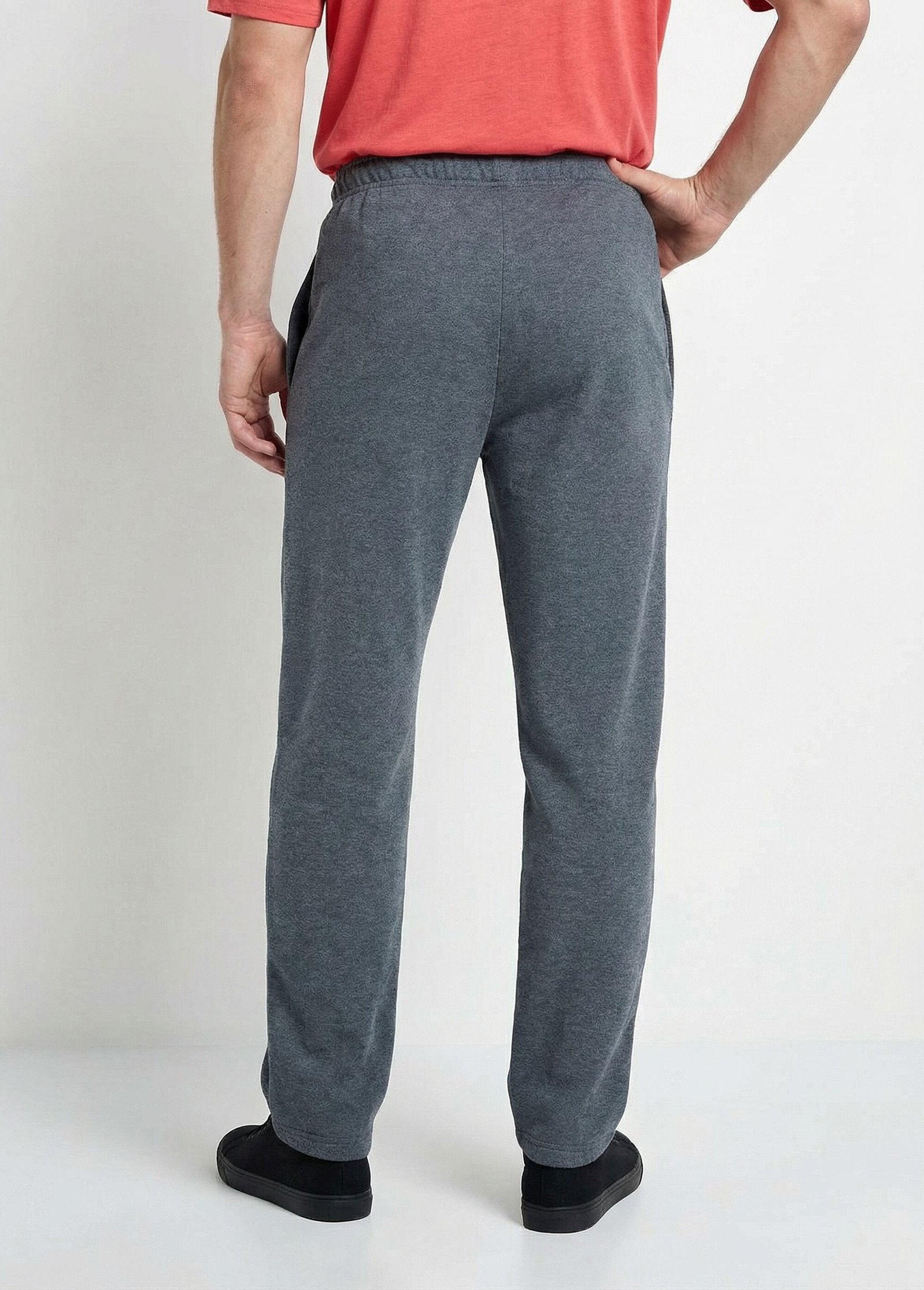 Fleece_joggingbroek_met_elastische_tailleband_en_zoom_Gris_anthracite_DO1_slim