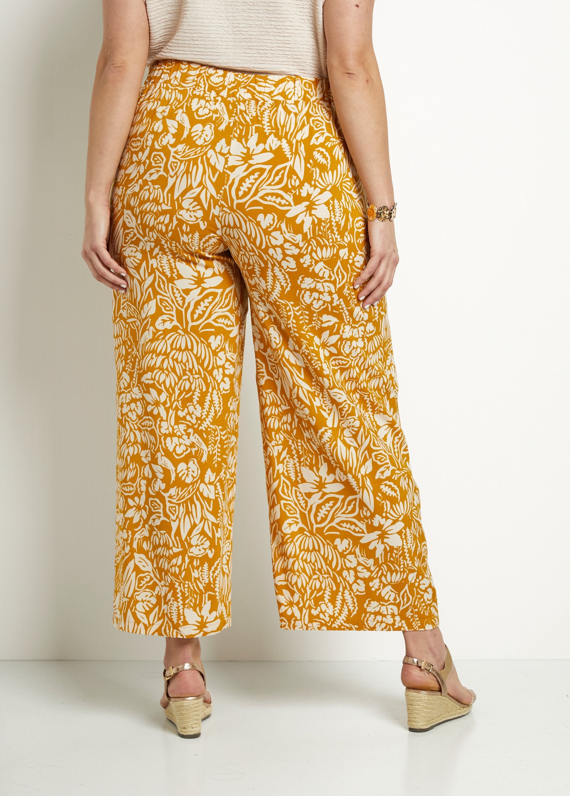 Pantalon_large_taille_élastiquée_fleuri_ou_uni_Jaune_et_ecru_DO1_curvy