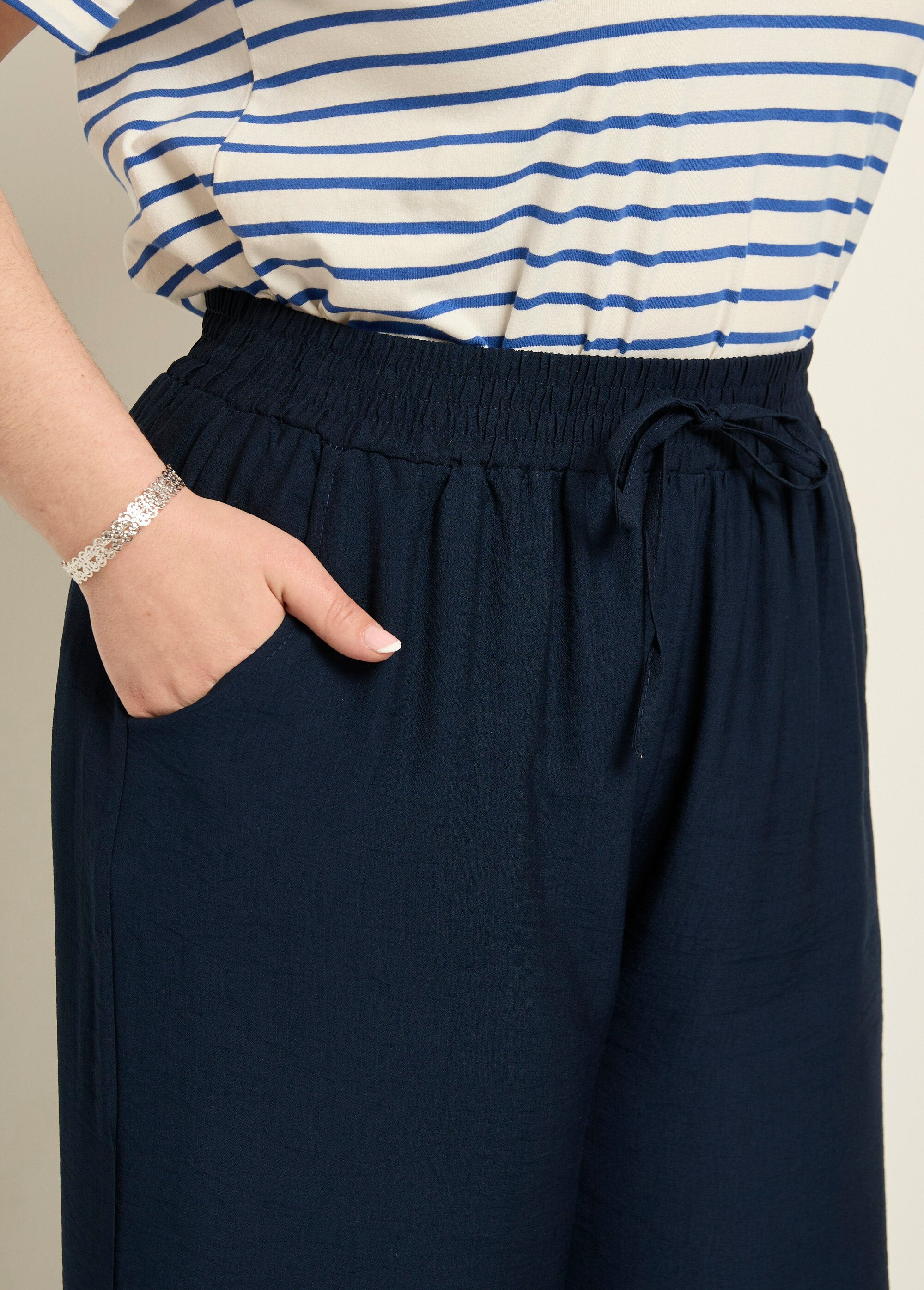 Pantalon_large_taille_élastiquée,_uni_Marine_DE1_curvy