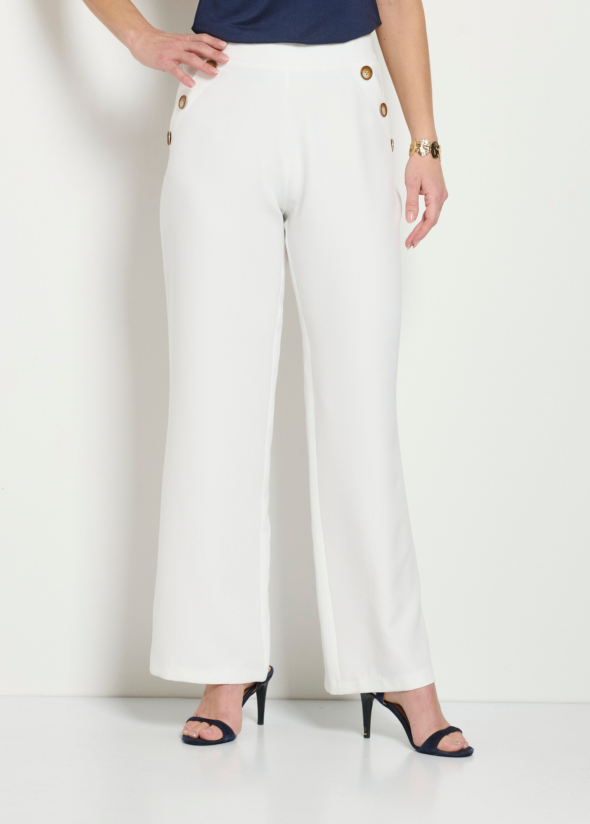 Pantalon_large_uni_taille_semi-élastiquée_Blanc_FA1_slim