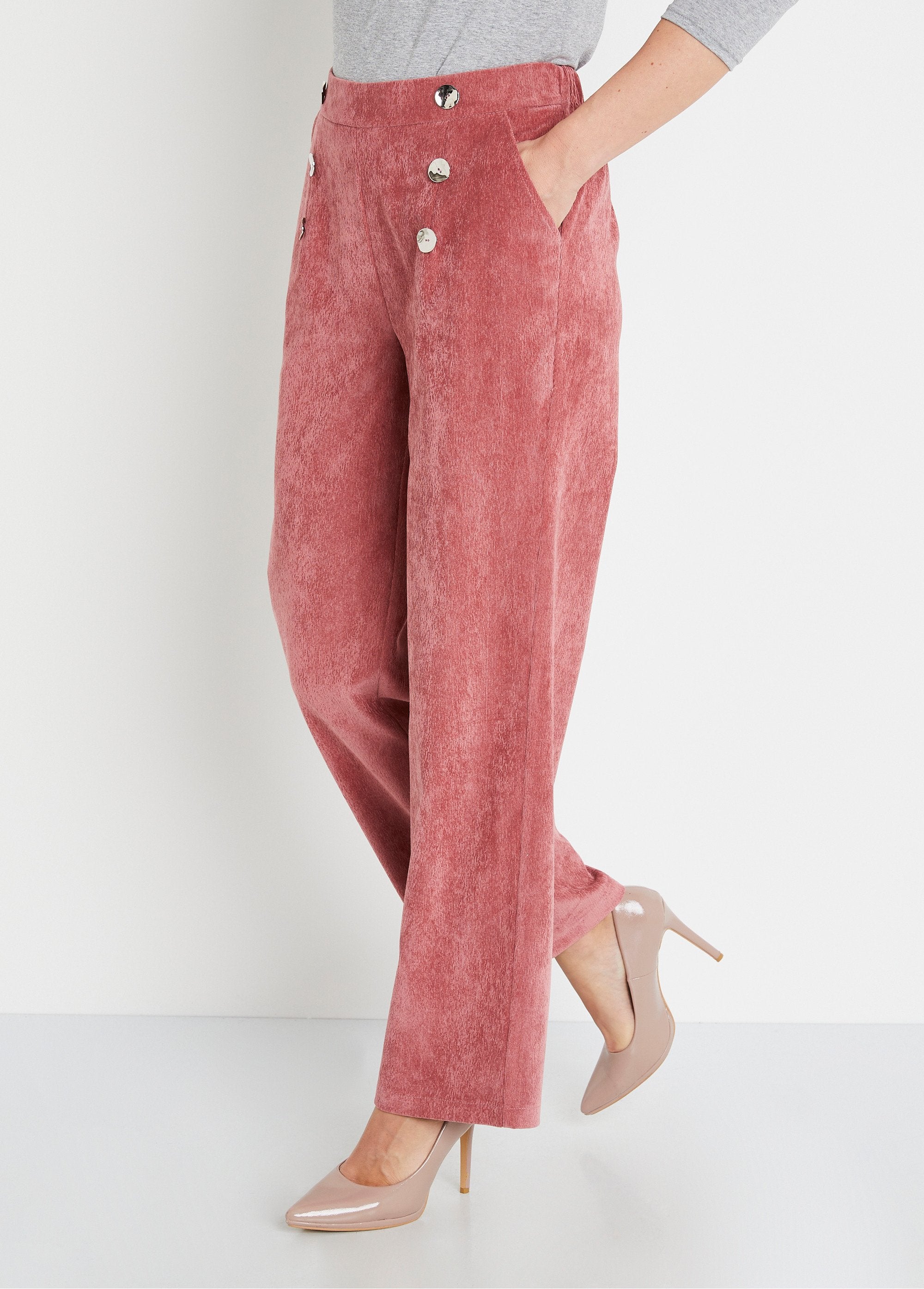 Fluwelen_broek_met_wijde_pijpen_en_brugeffect_Vieux_rose_DR1_slim