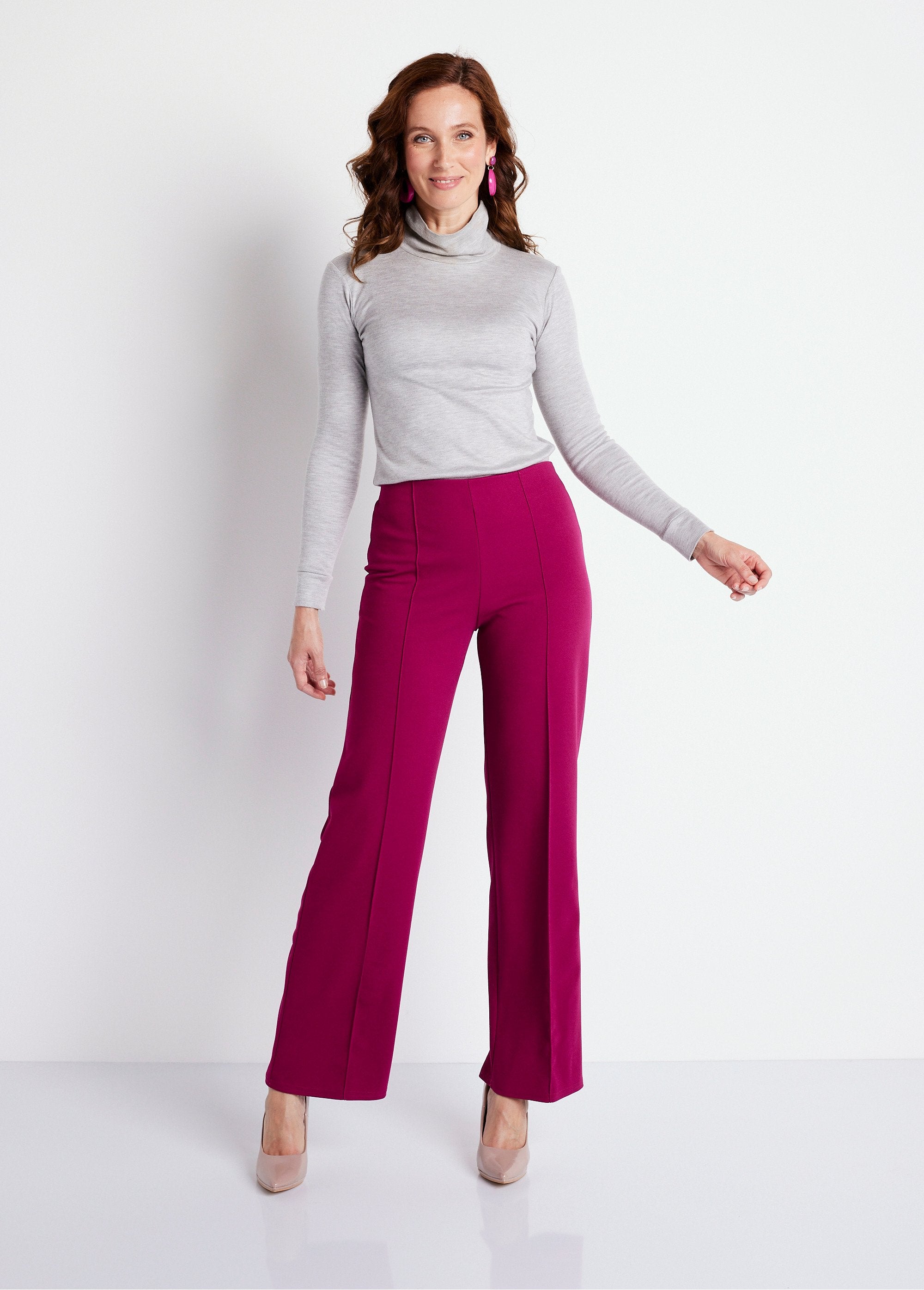 Broek_van_crêpe_breisel_met_elastische_tailleband_Framboos_SF1_slim