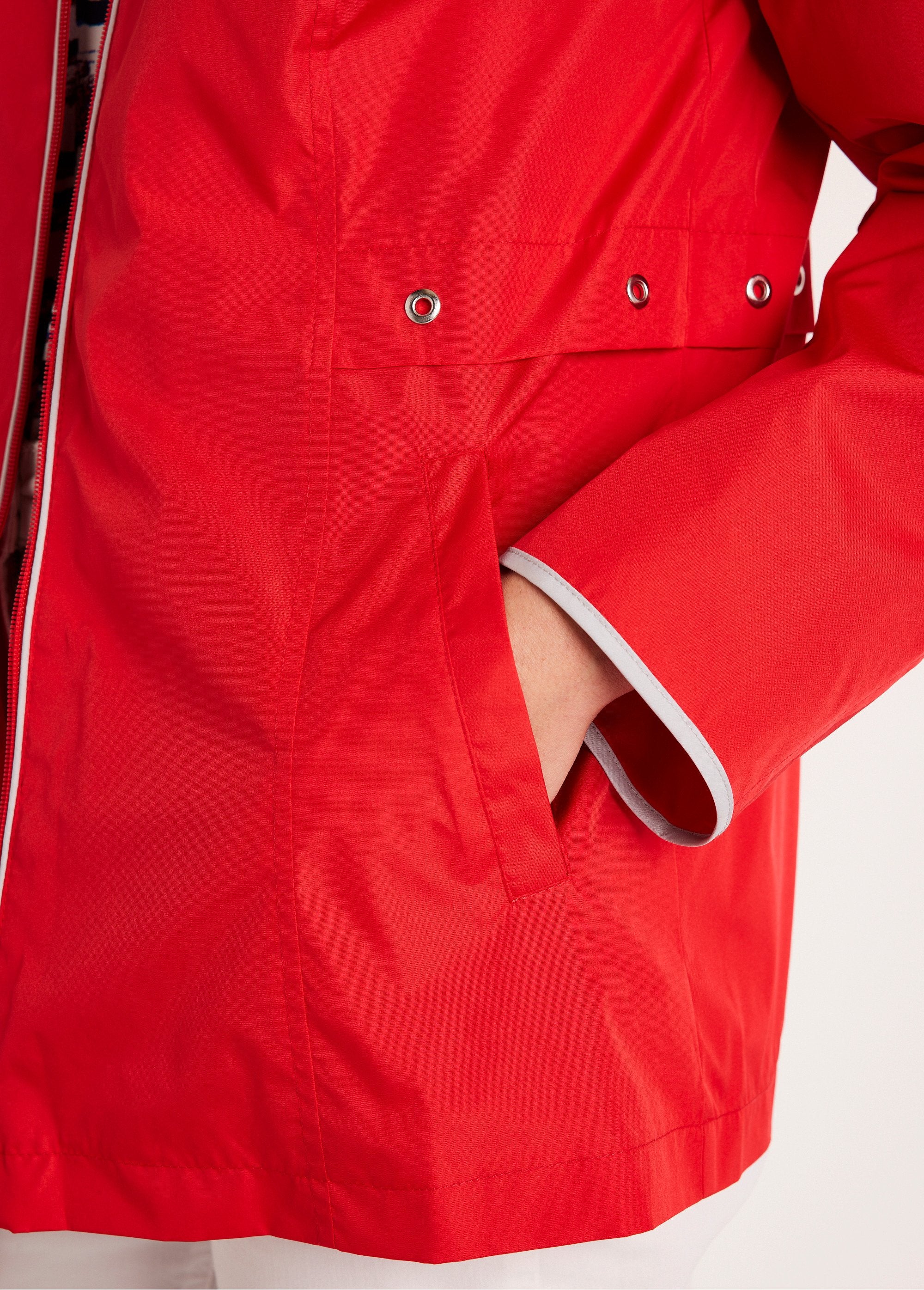 Korte_parka_met_rits_Rood_DE2_slim