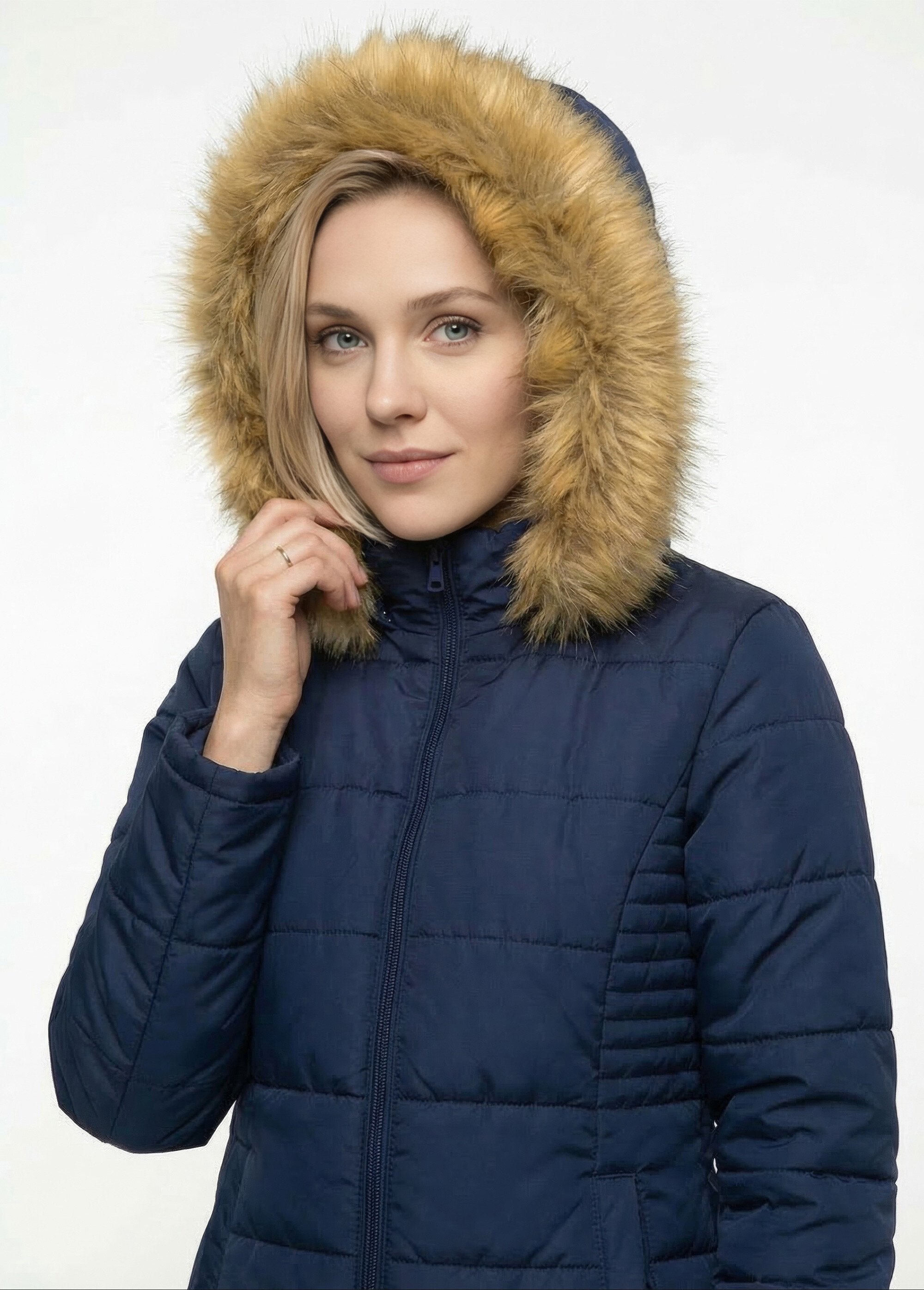 Gewatteerde_parka_met_bontcapuchon_Marine_DE1_slim