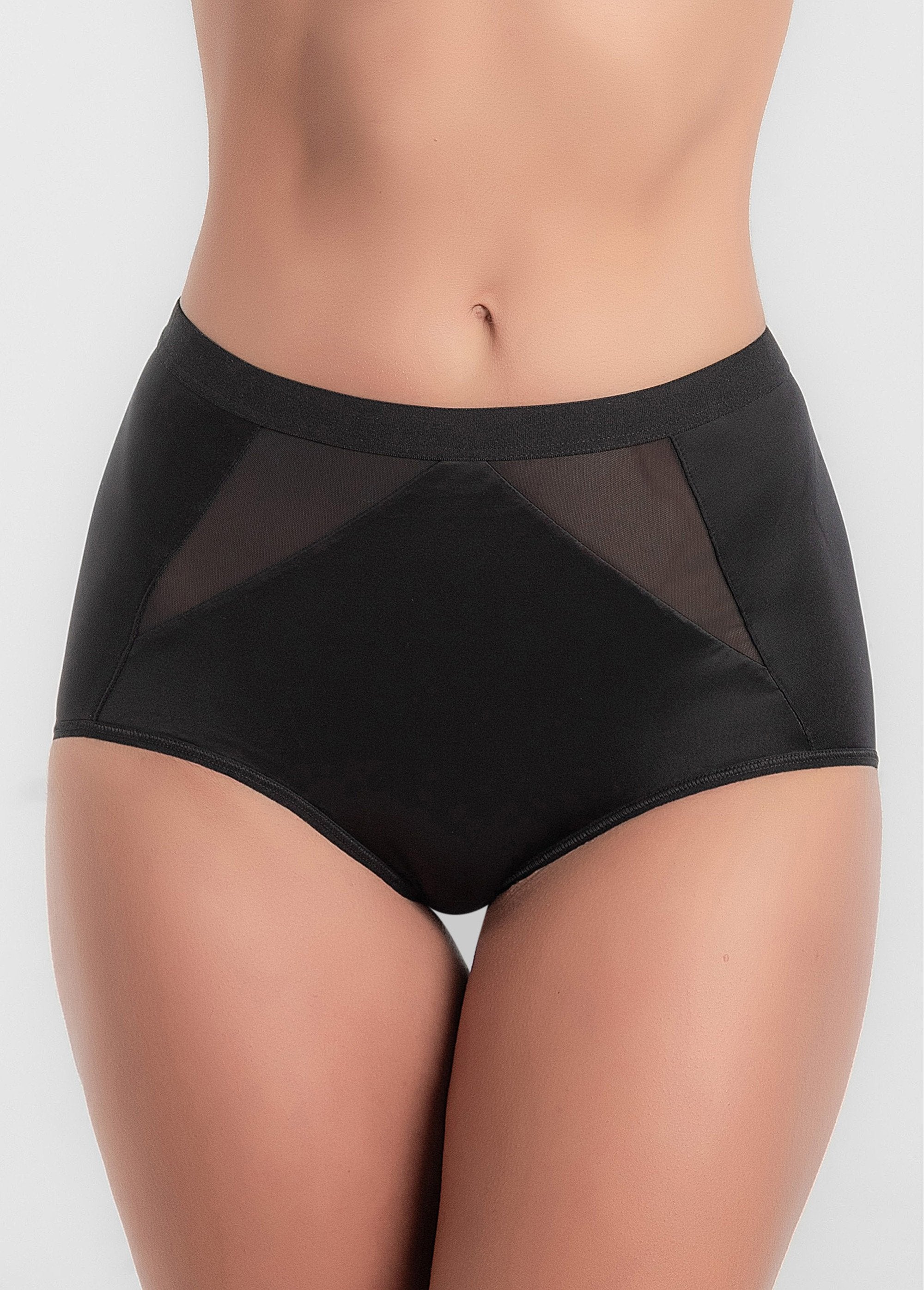 ®_Playtex_steunpanty_met_hoge_taille_ZWART_FA1_slim