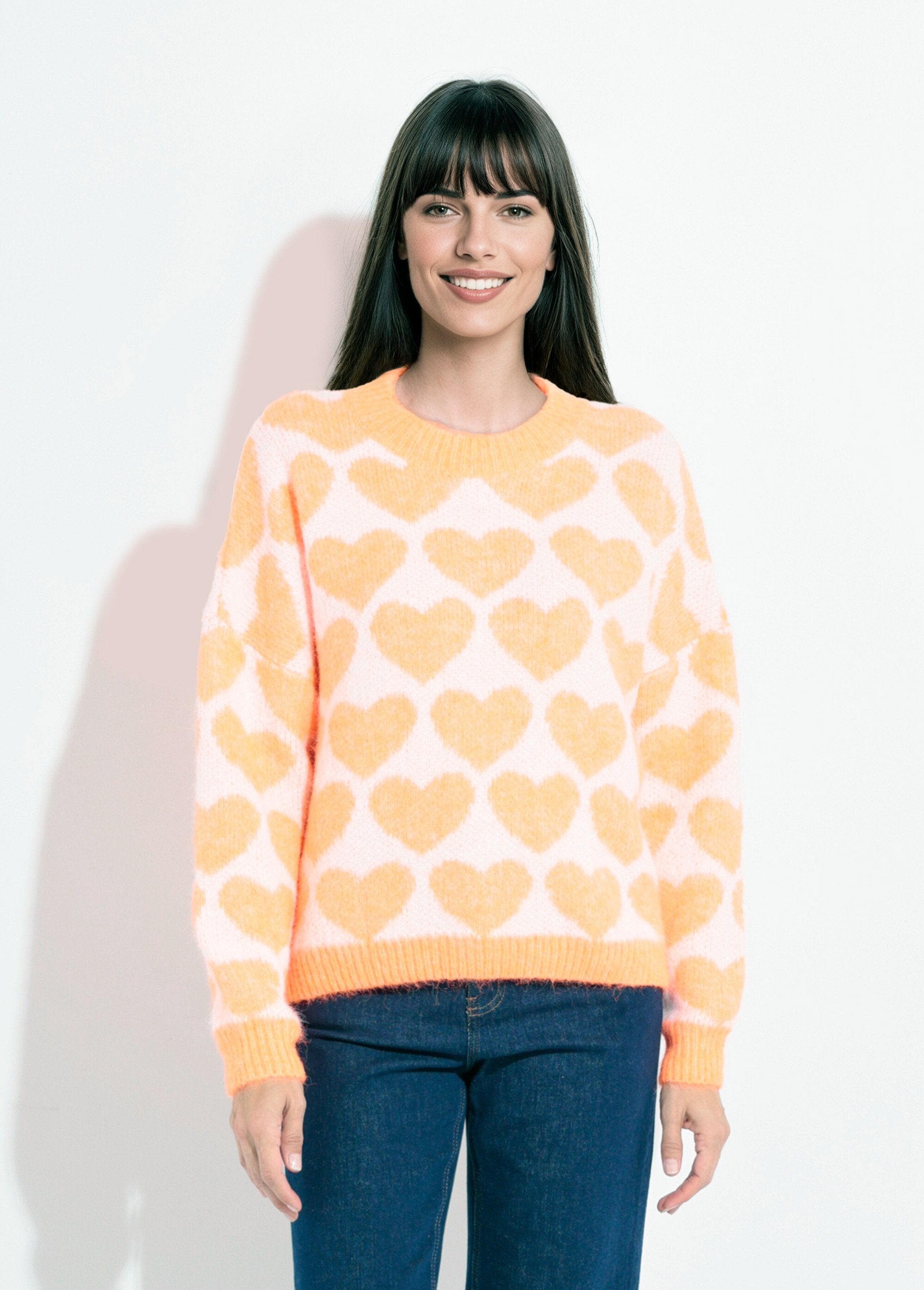 Warme_trui_wollen_harten_Orange_vif_FA1_slim