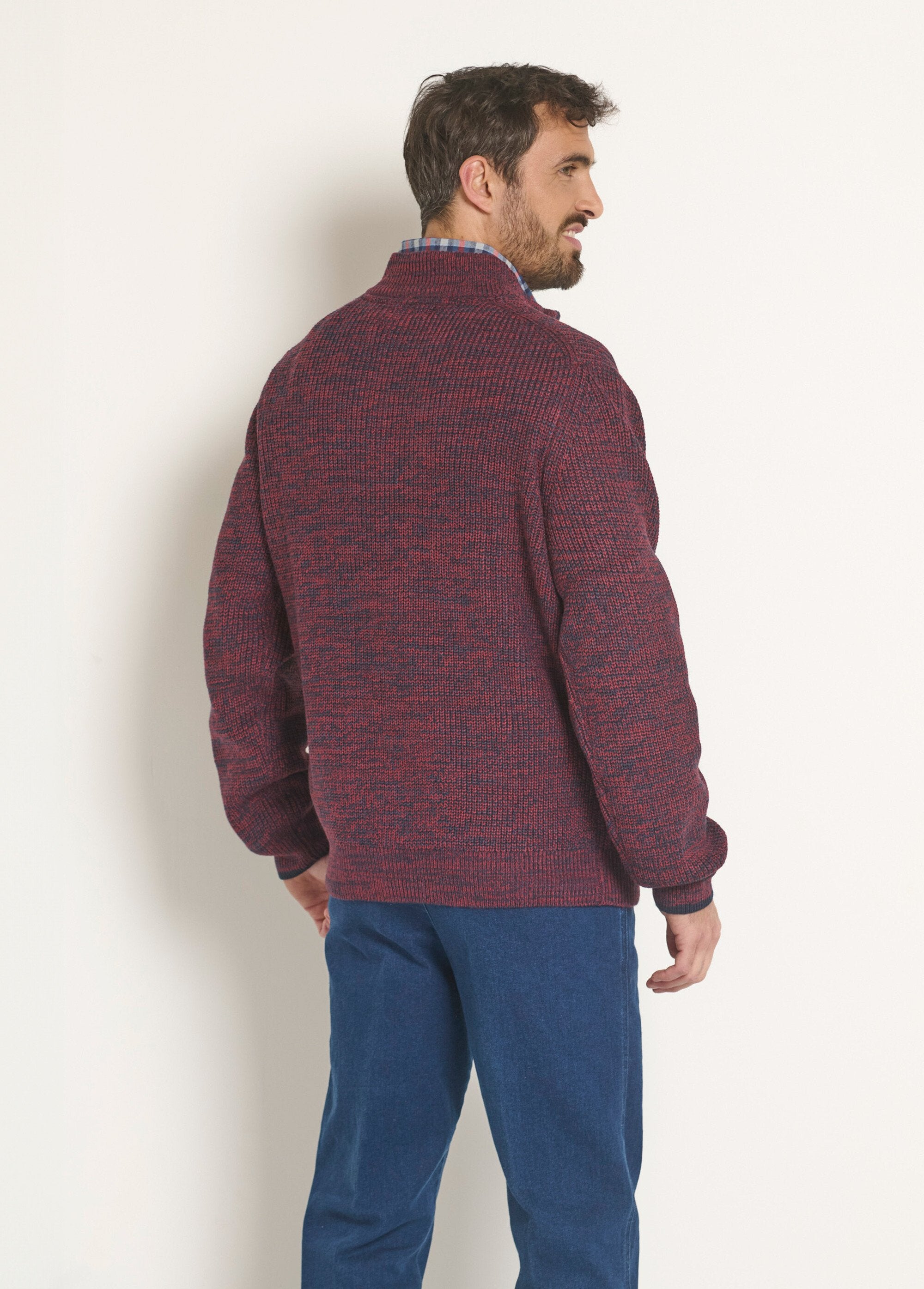 Pull_chiné_chaud_en_laine_col_camionneur_Bordeaux_DO1_slim