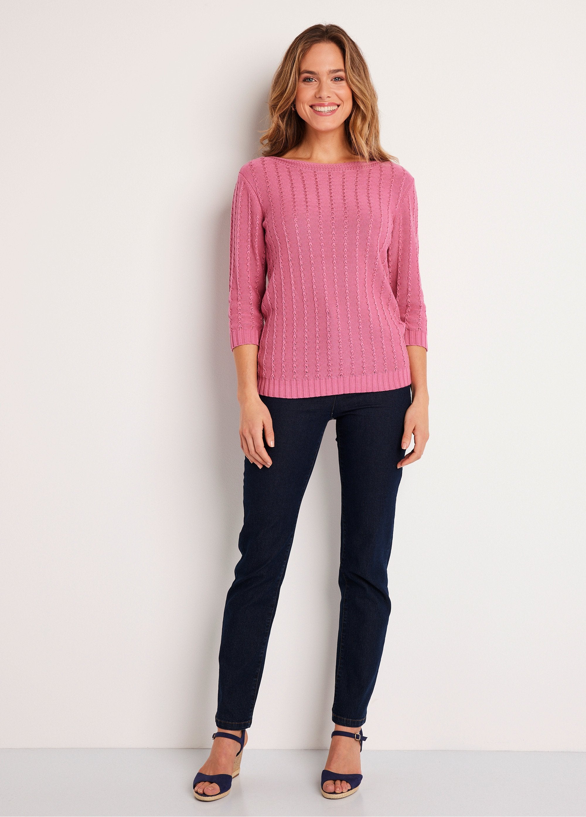 Trui_met_3/4_mouwen_en_boothals_ROZE_SF1_slim