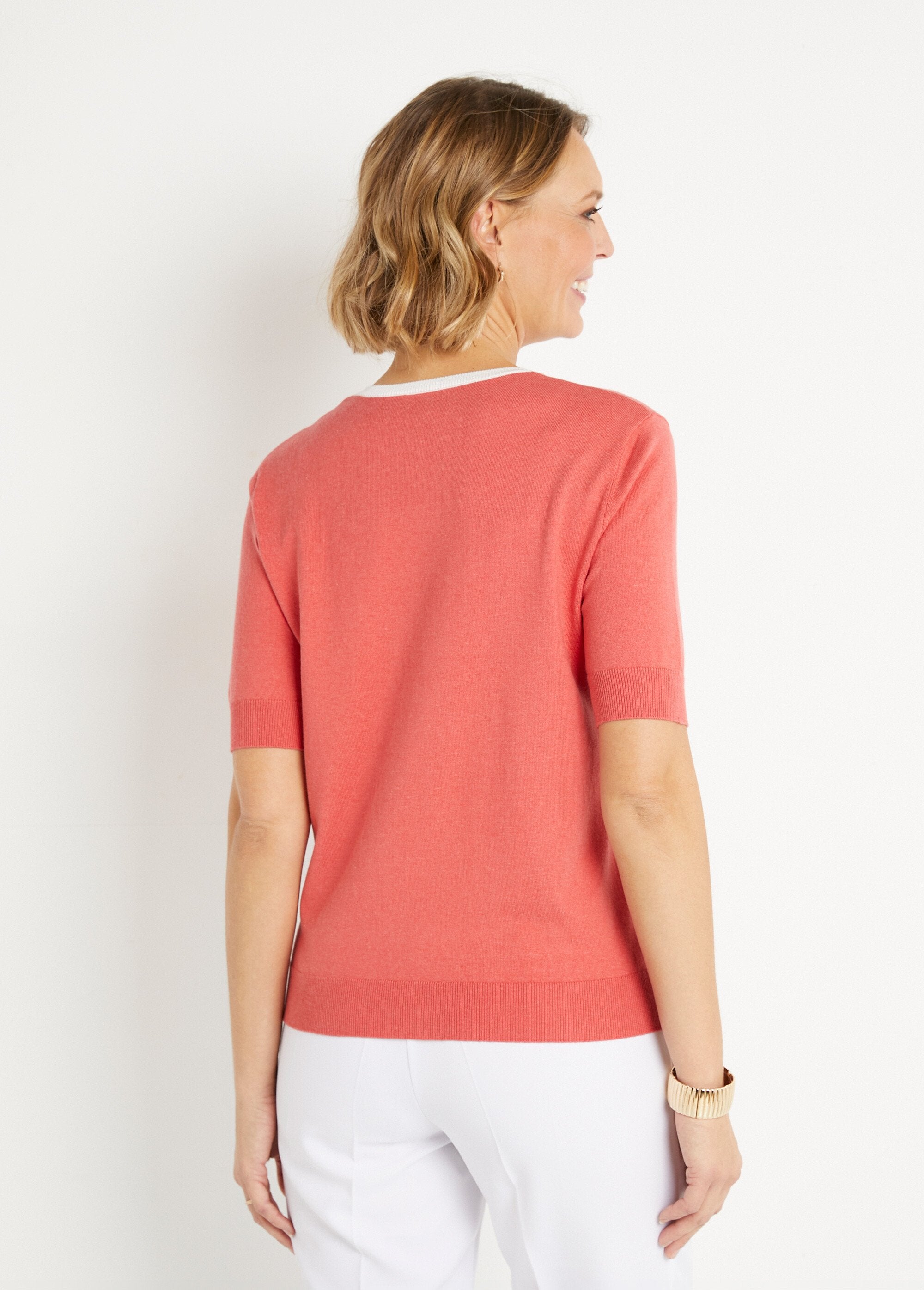 Pull_doux_manches_courtes_col_rond_Coquelicot_DO1_slim