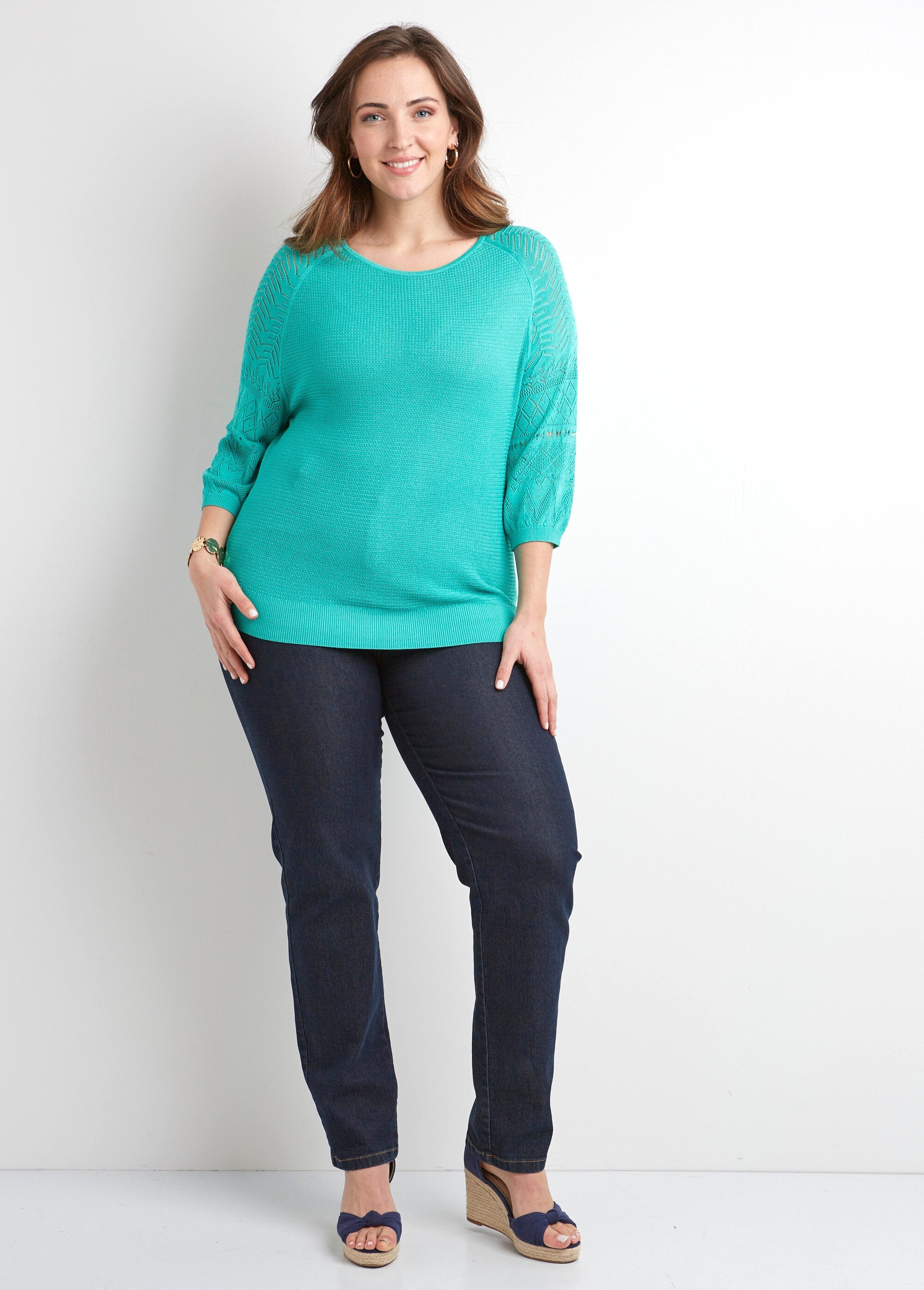 Pull_léger_manches_3/4_raglan_col_rond_Aqua_SF1_curvy