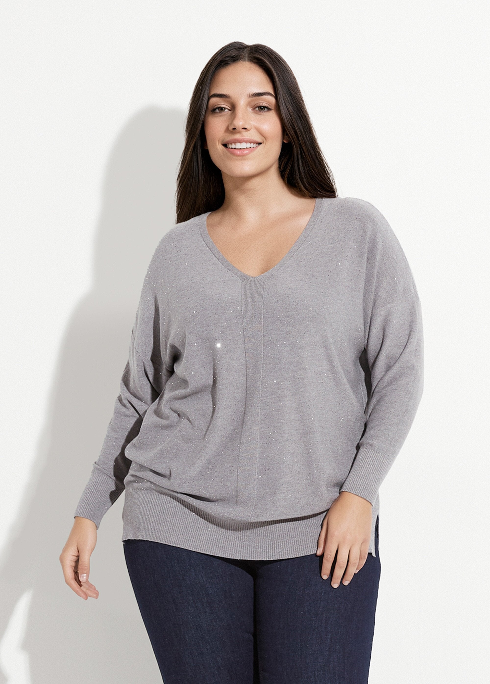 Pull_maille_fine_jauge_avec_mini_sequins_Gris_FA1_curvy